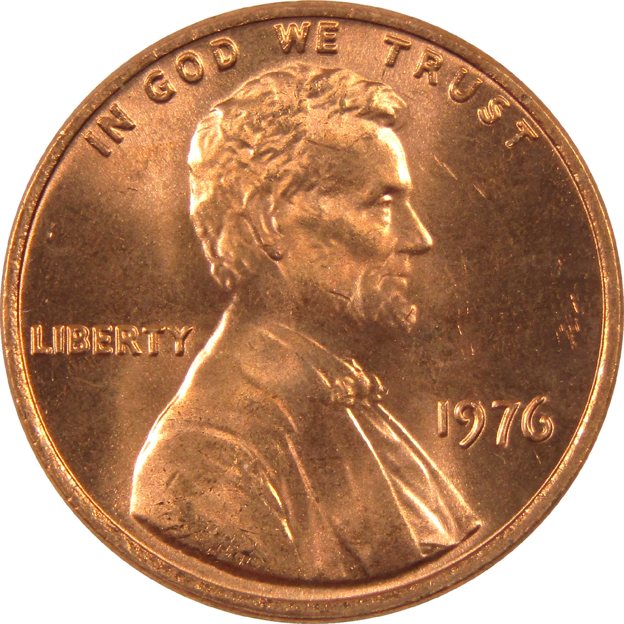 1976 Lincoln Memorial Cent BU Uncirculated Penny 1c Coin