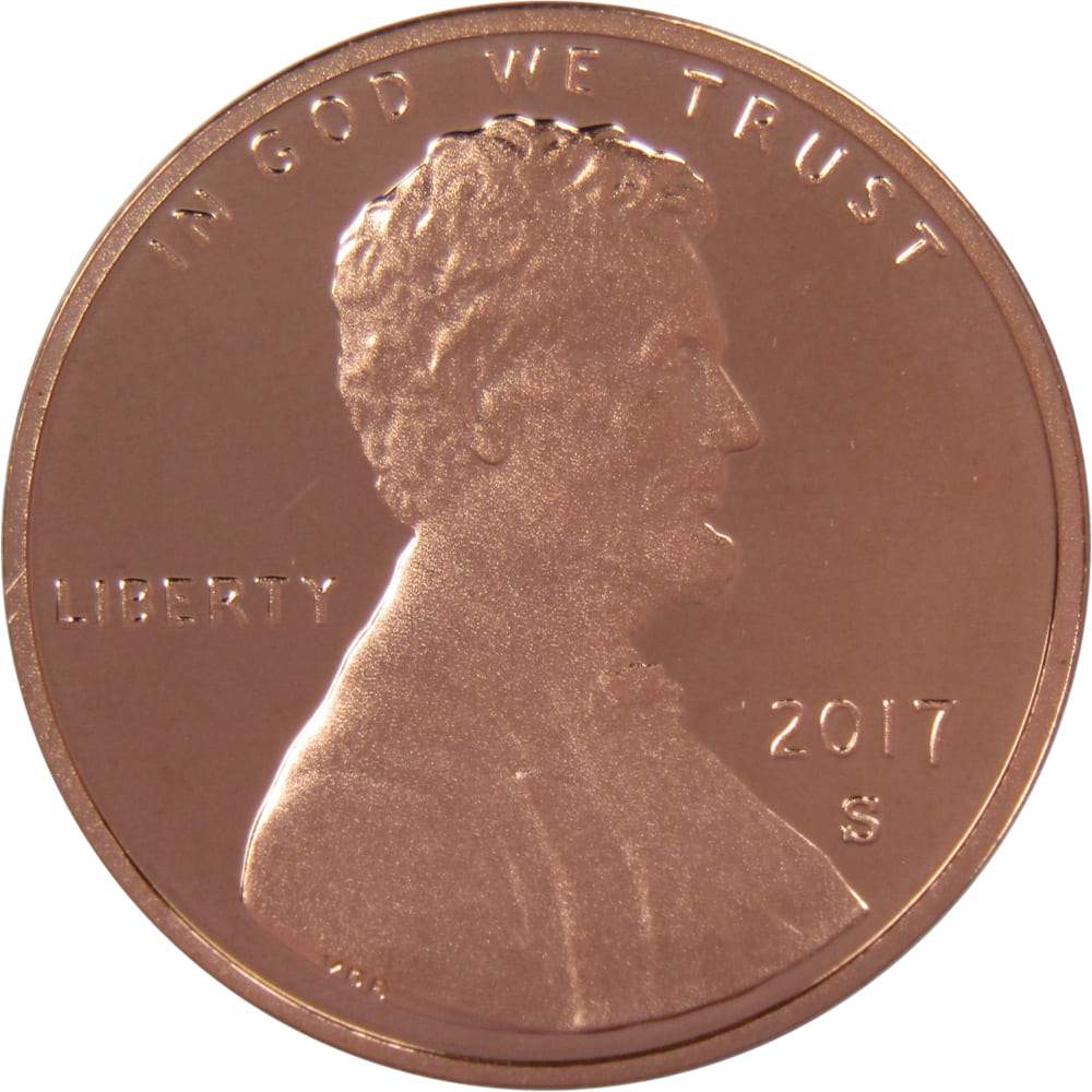 2017 S Lincoln Shield Cent Choice Proof Penny 1c Coin Collectible