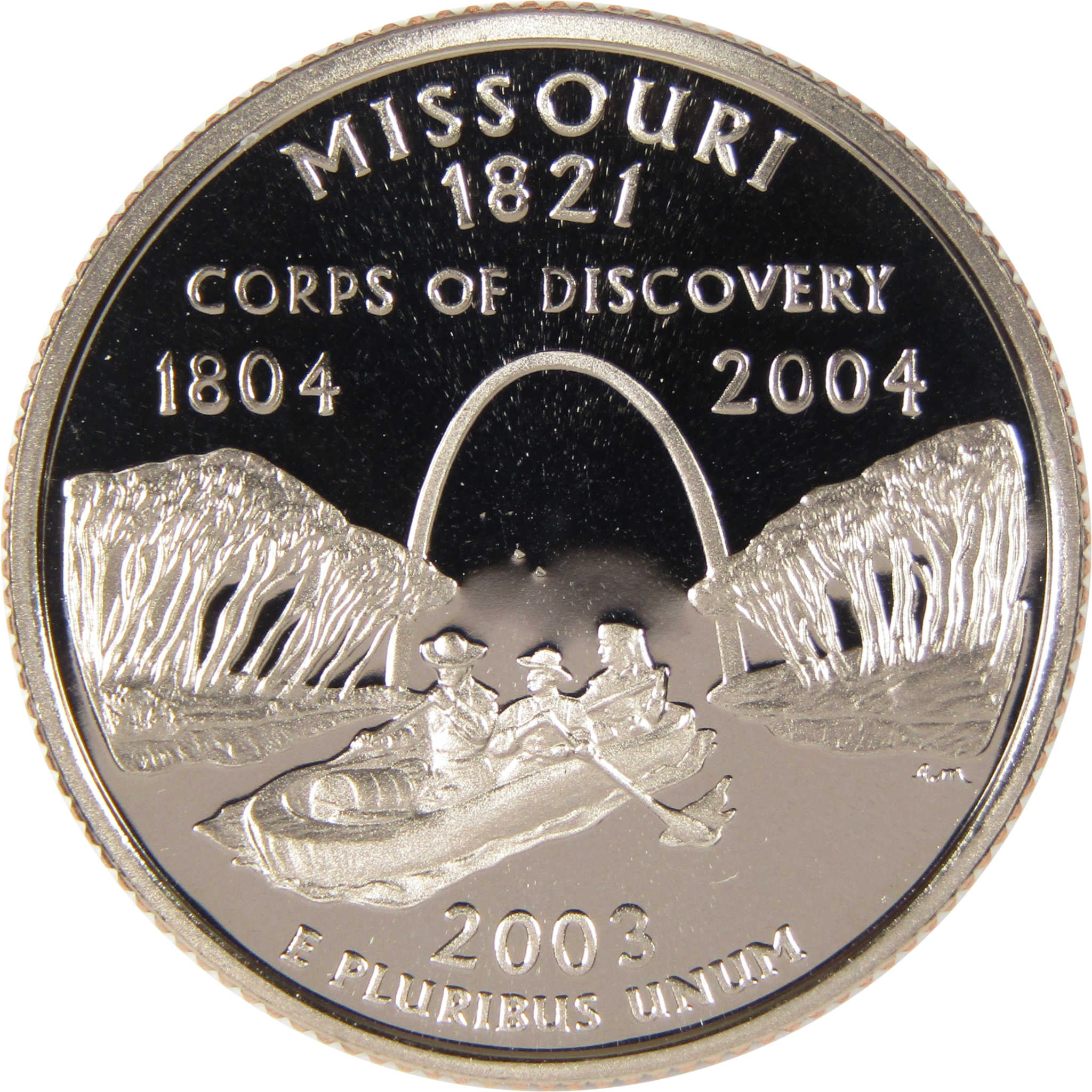 2003 S Missouri State Quarter Clad 25c Proof Coin