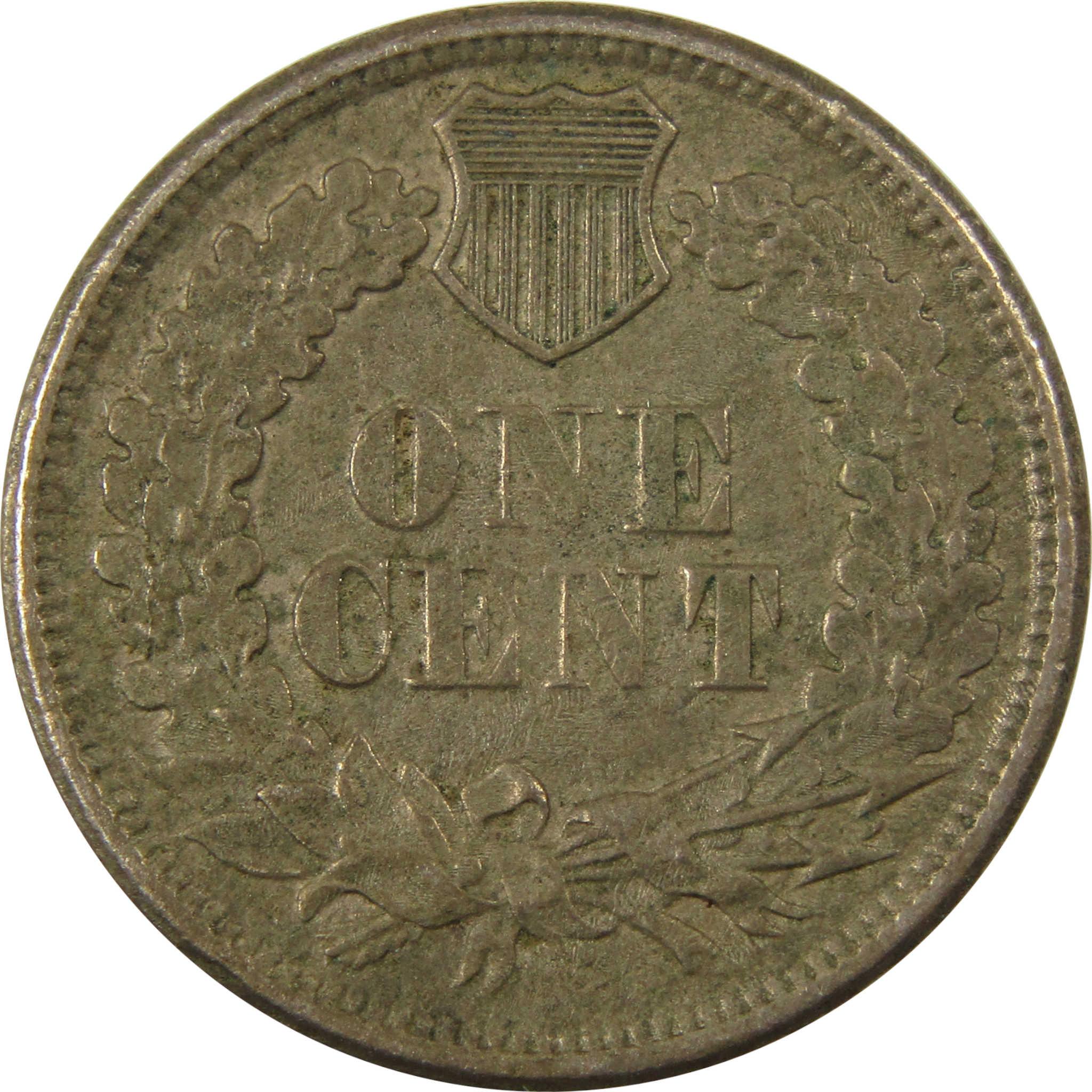 1863 Indian Head Cent XF EF Extremely Fine Penny 1c Coin SKU:CP1289