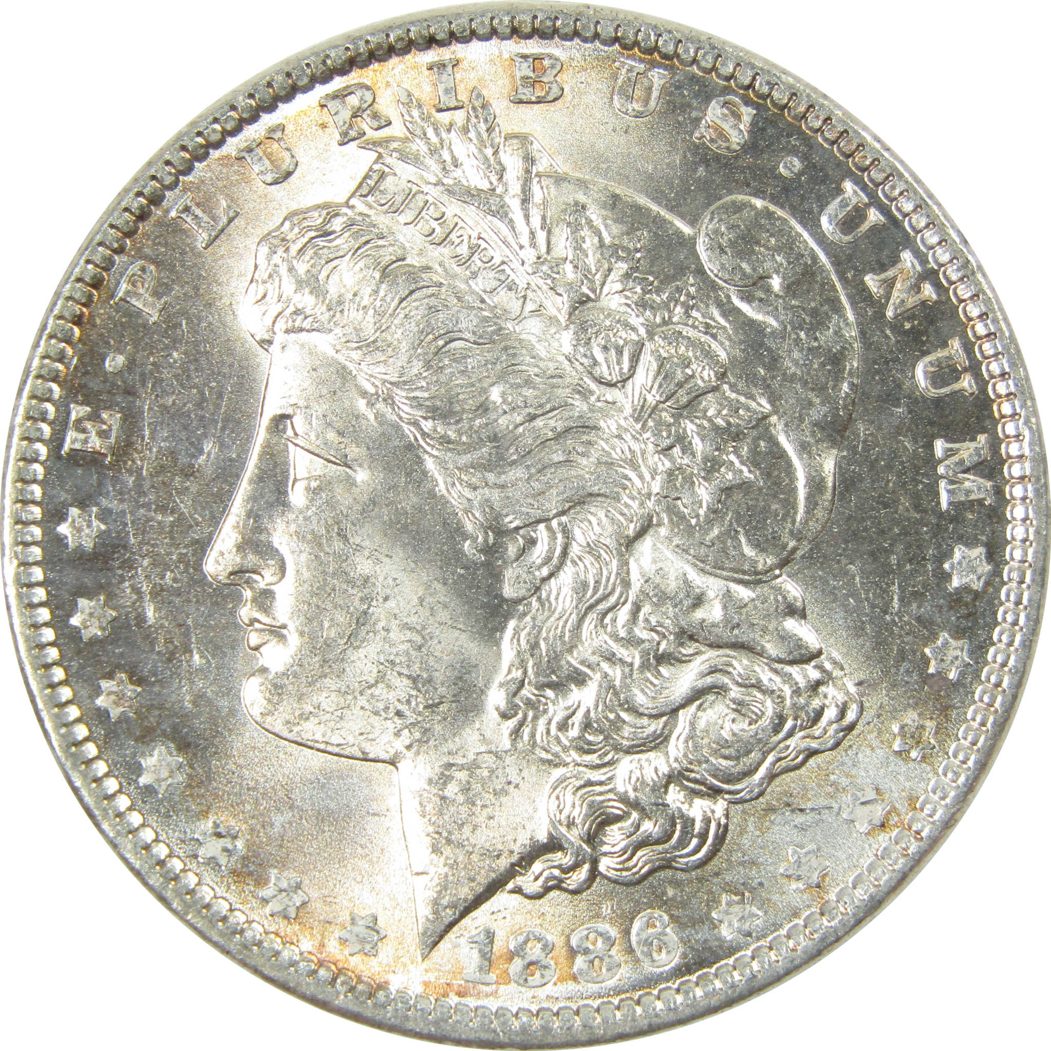 1886 Morgan Dollar Uncirculated Silver $1 Coin SKU:I13933 - Morgan coin - Morgan silver dollar - Morgan silver dollar for sale - Profile Coins &amp; Collectibles