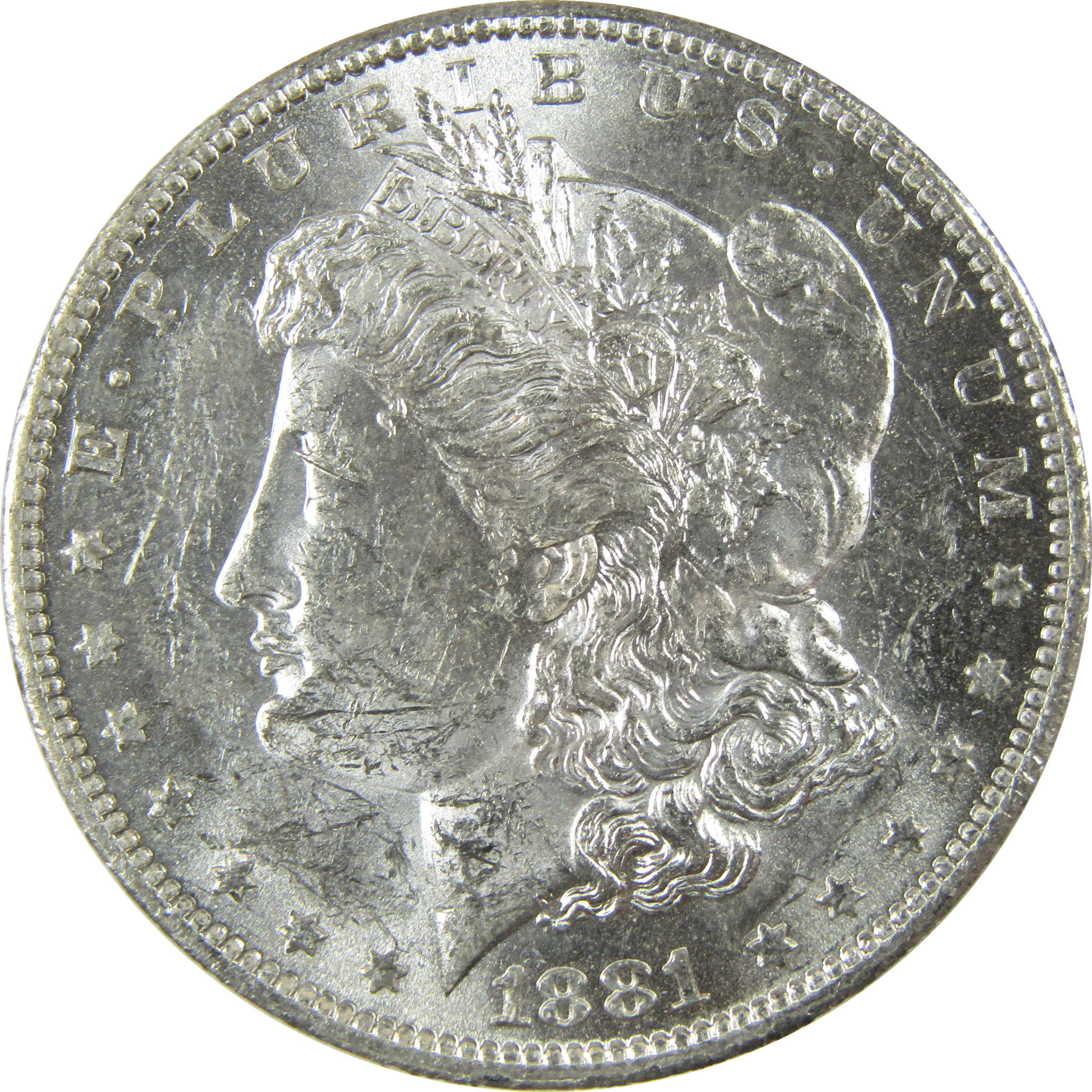 1881 O Morgan Silver Dollar Uncirculated Mint State $1 Coin SKU:I27698