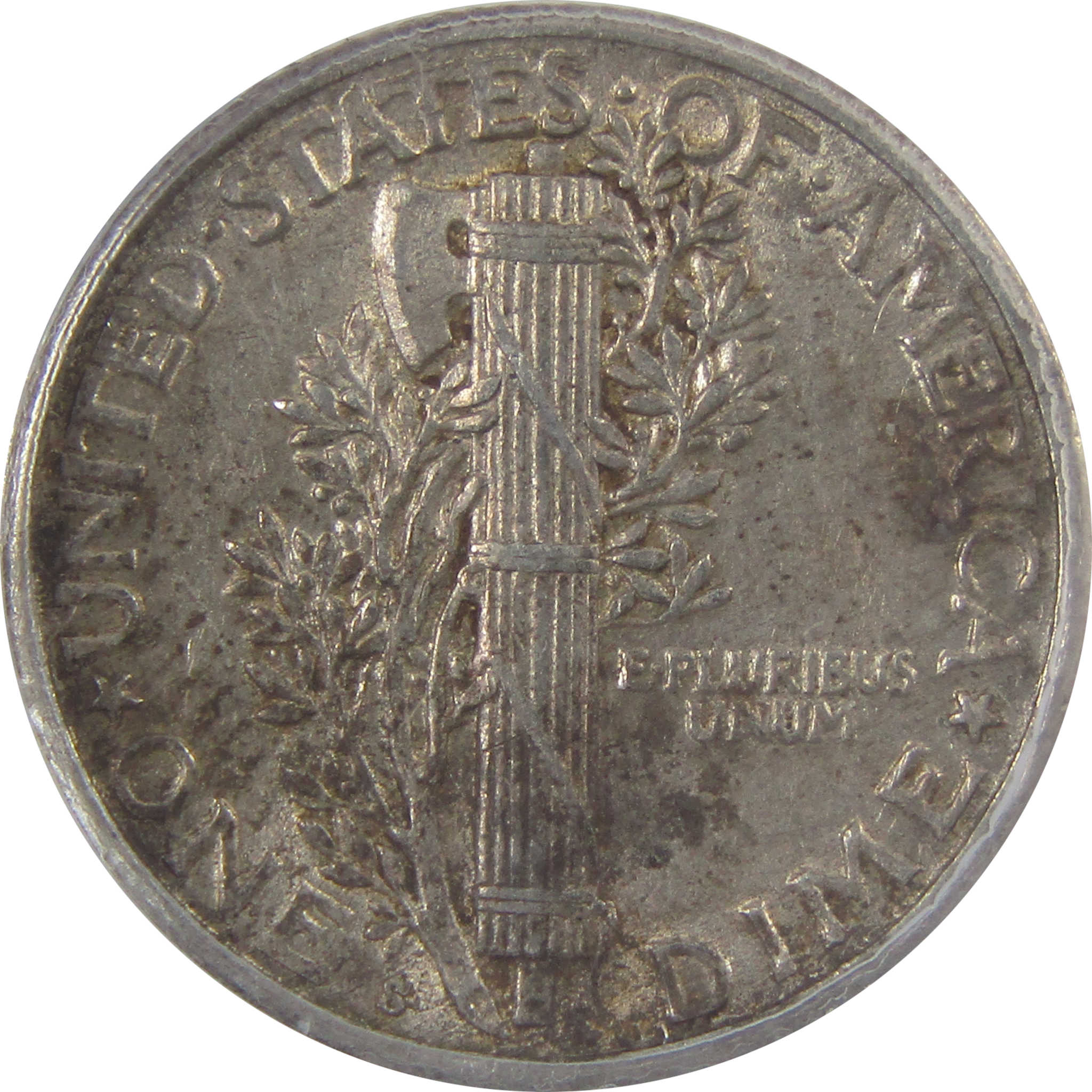 1923 S Mercury Silver Dime AU 58 Details ANACS 10c Coin SKU:I24427