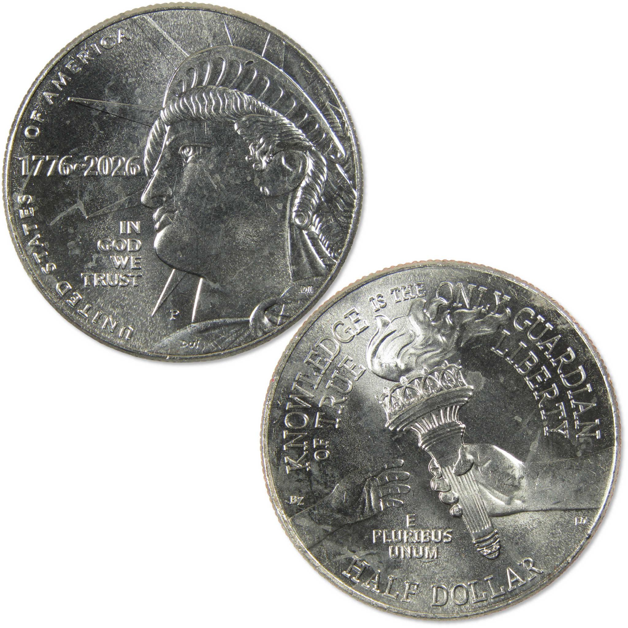 2026 P Enduring Liberty Semiquincentennial 50c Clad Uncirculated