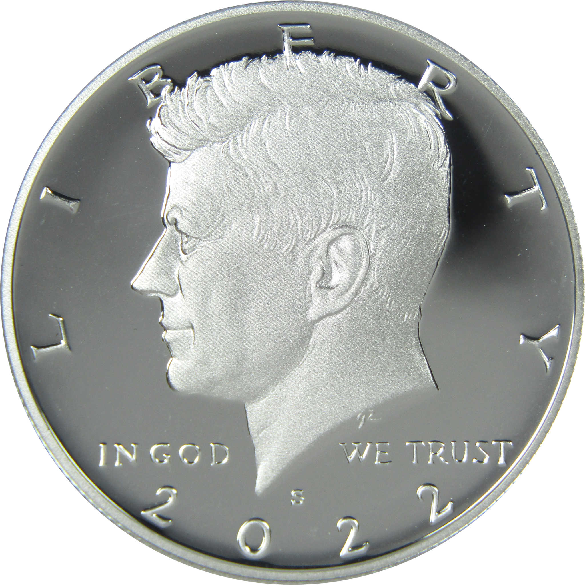 2022 S Kennedy Half Dollar Choice Proof .999 Silver 50c Coin