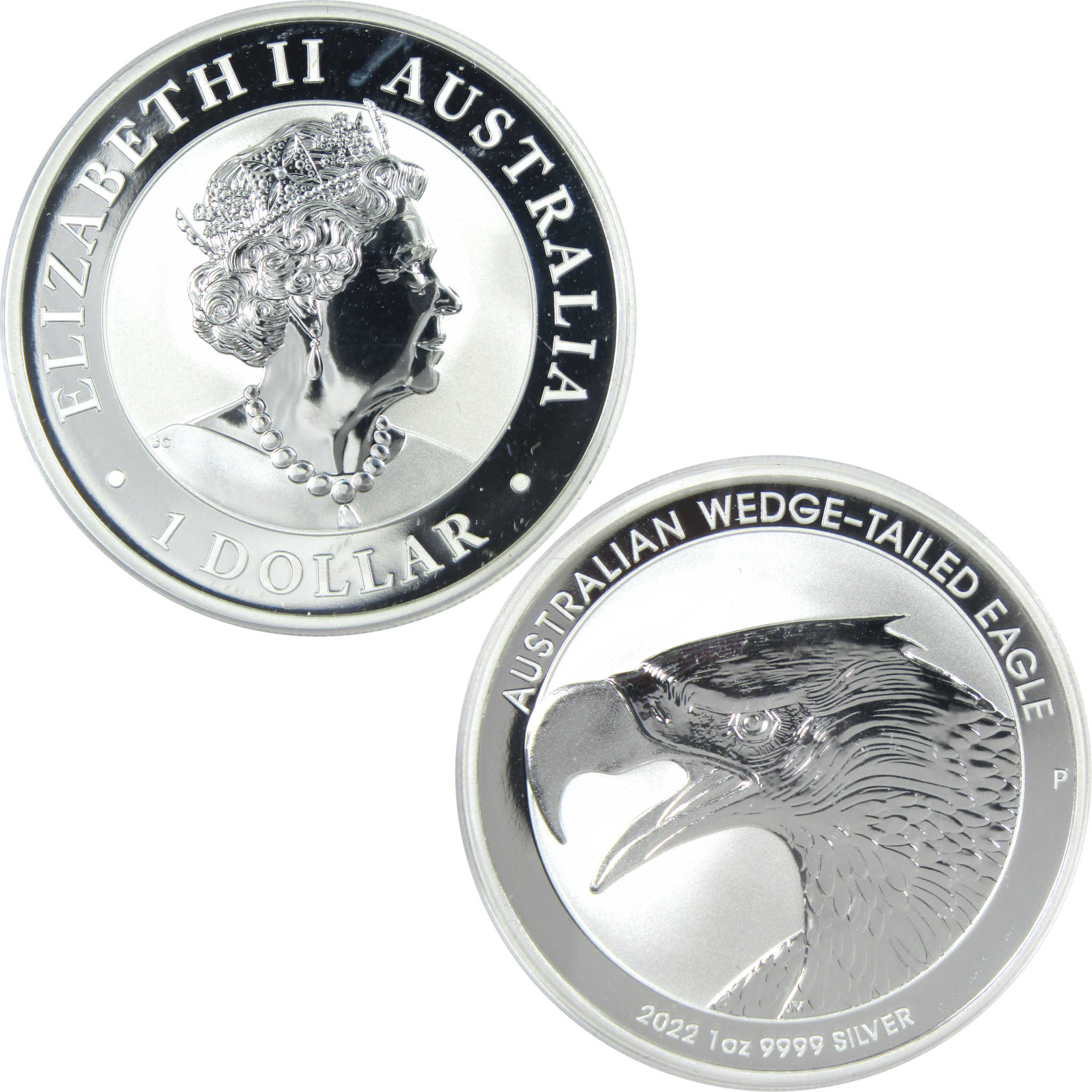 2022 P Australian Wedge-tailed Eagle 1 oz .9999 Silver $1 SKU:CPC7808