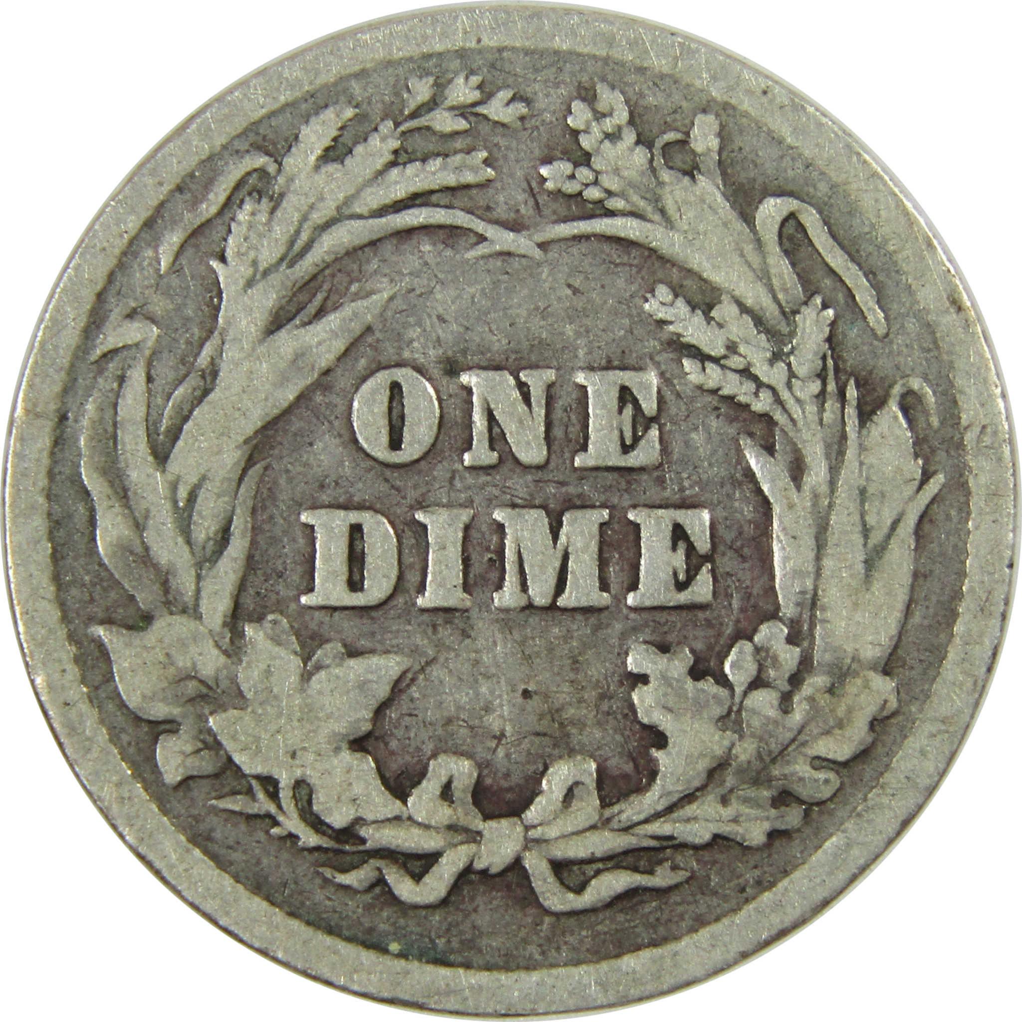 1894 Barber Silver Dime G Good 10c Coin Collectible SKU:CP687
