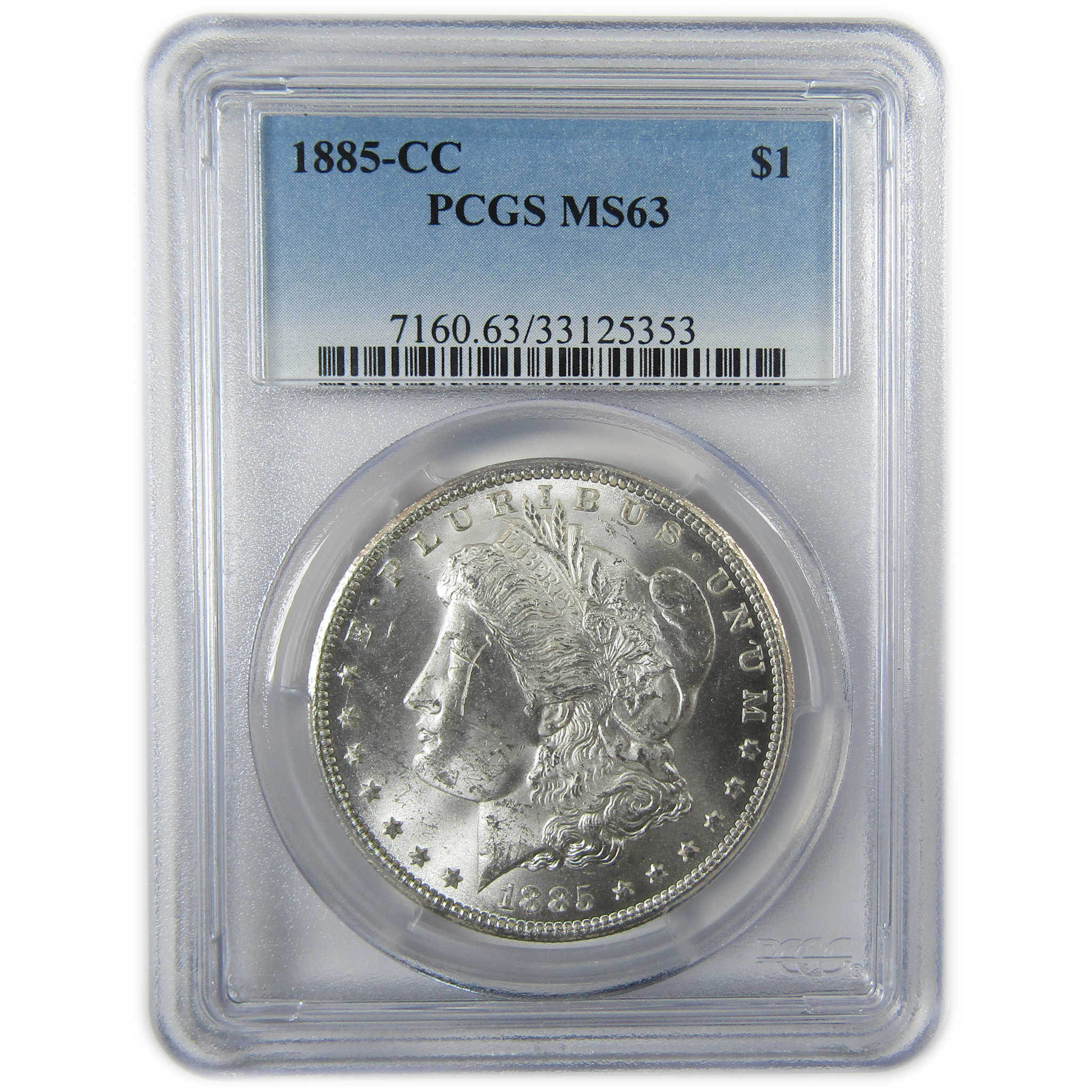 1885 CC Morgan Silver Dollar MS 63 PCGS Uncirculated SKU:CP1548