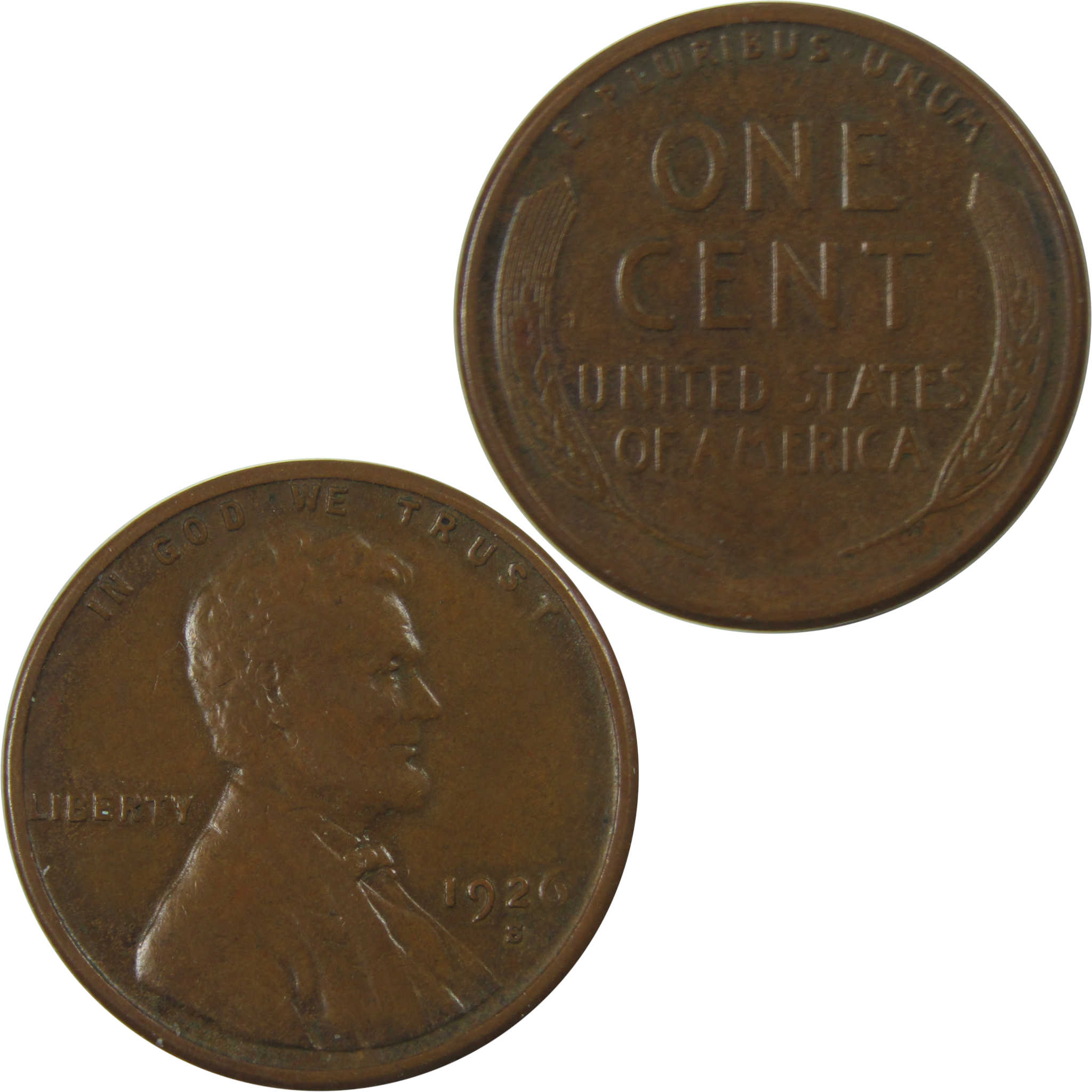 1926 S Lincoln Wheat Cent XF EF Extremely Fine Penny SKU:I24639