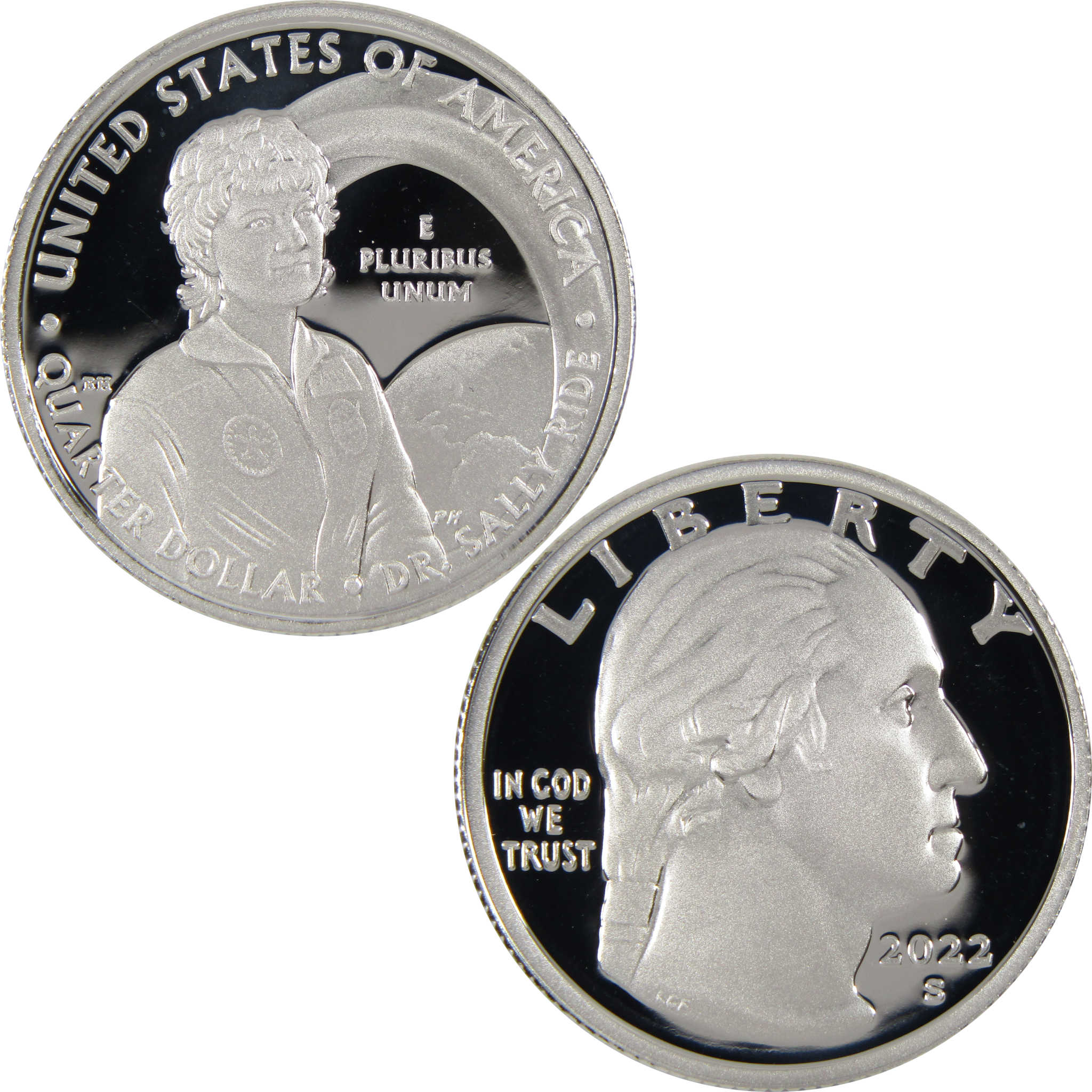 2022 S Sally Ride American Women Quarter .999 Silver 25c Proof Coin