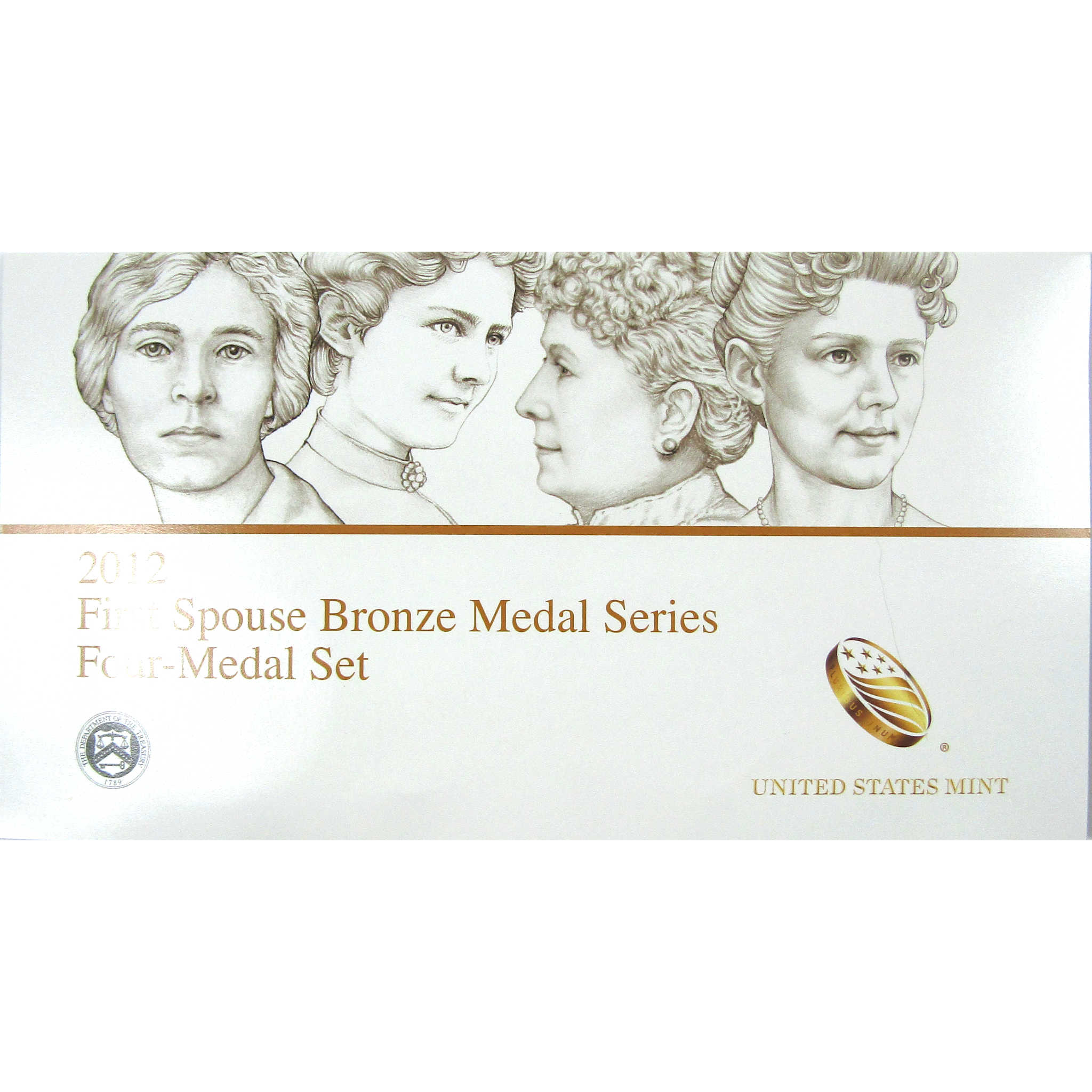 2012 First Spouse Bronze Medal Series 4 Piece Set SKU:CPC8982