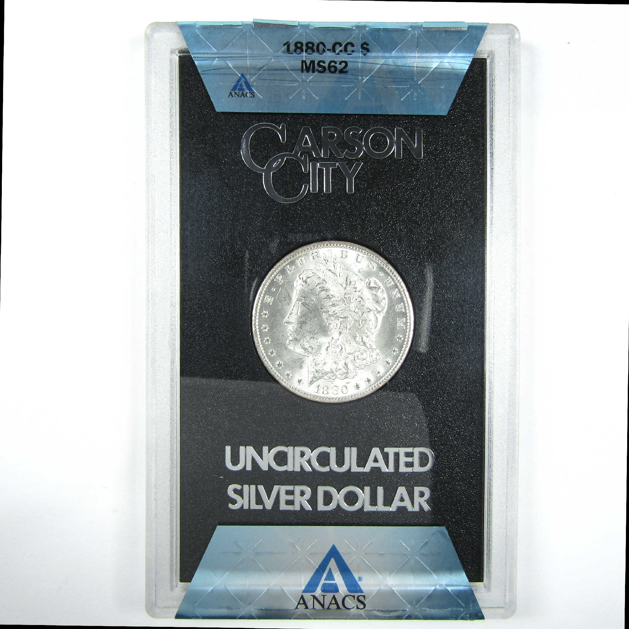 1880 CC GSA Morgan Dollar MS 62 ANACS Silver $1 Coin SKU:I11956 - Morgan coin - Morgan silver dollar - Morgan silver dollar for sale - Profile Coins &amp; Collectibles