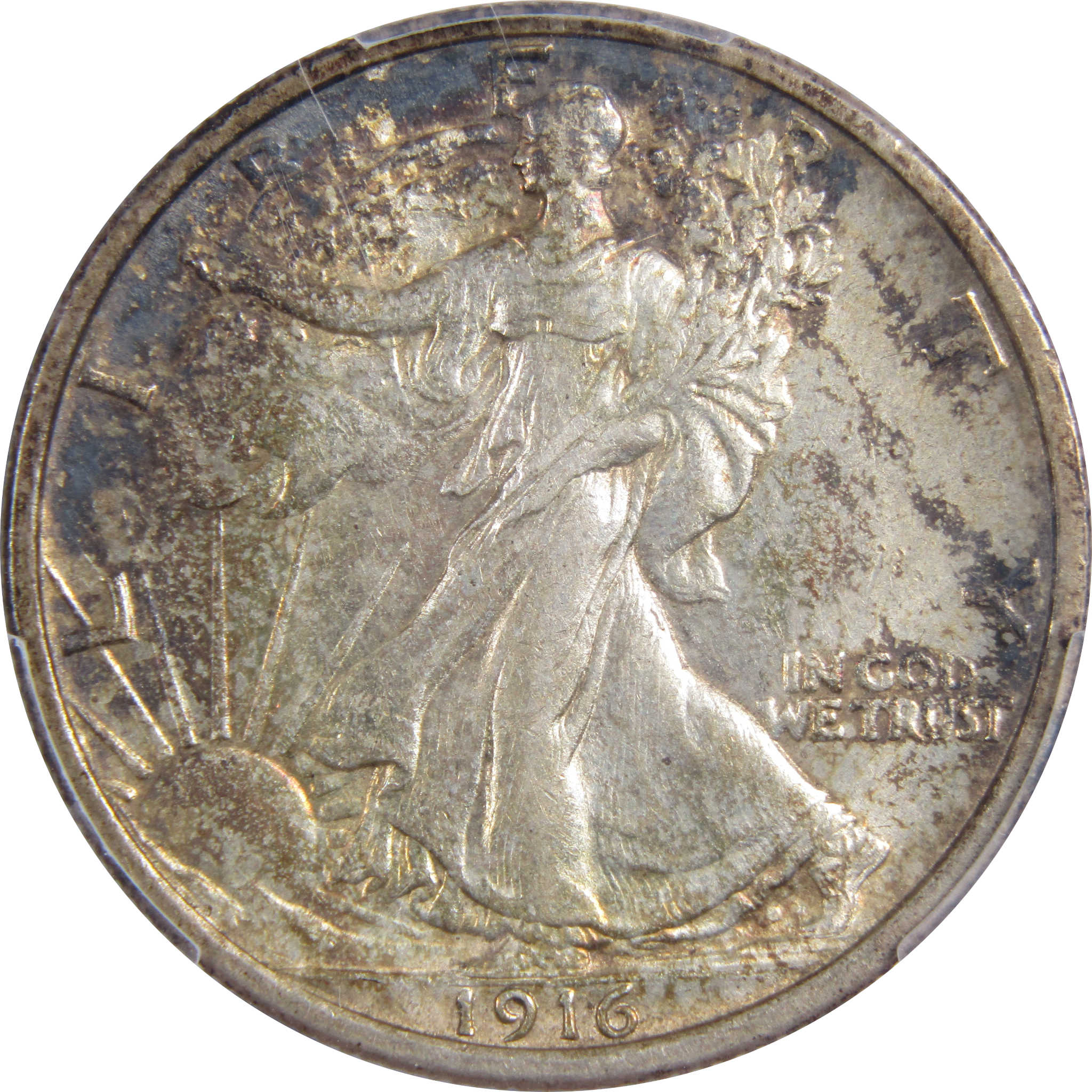 1916 Liberty Walking Half Dollar AU 58 PCGS CAC Silver 50c SKU:IPC8784