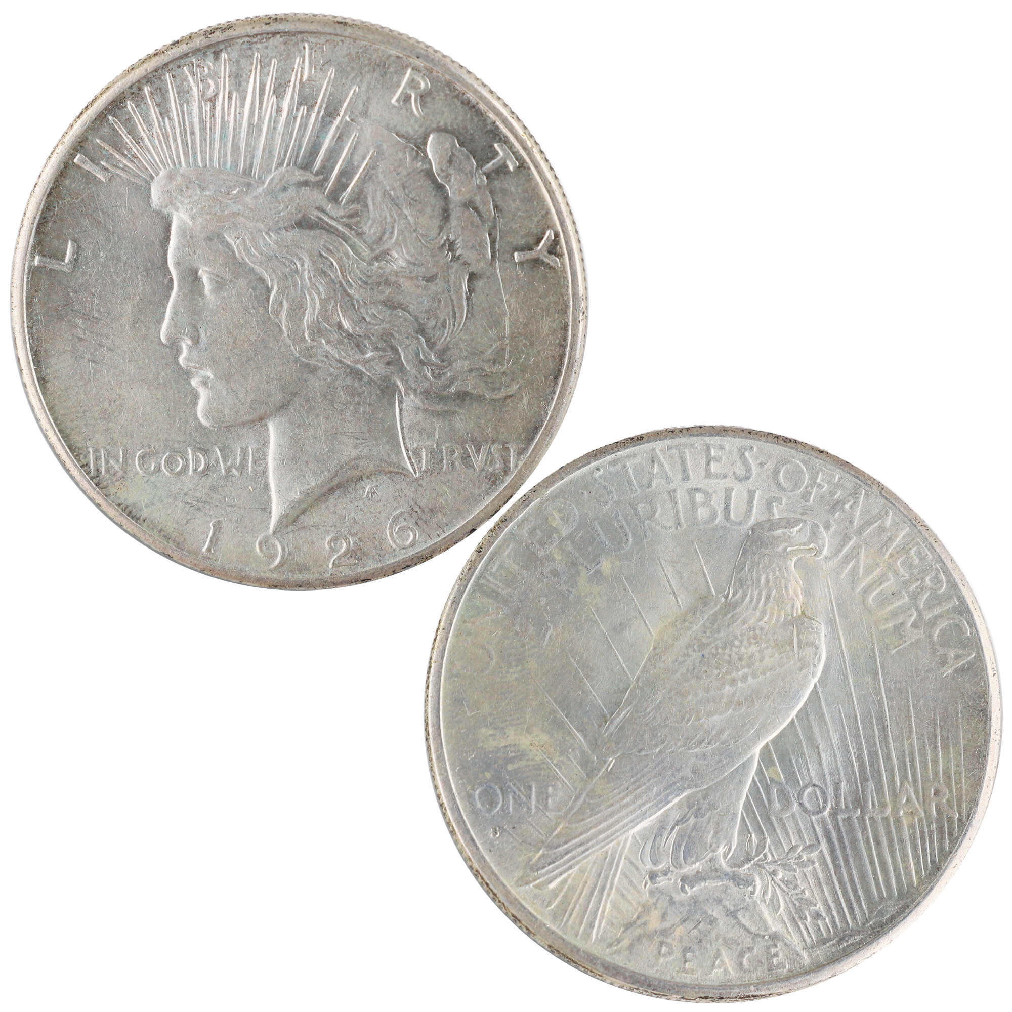 1926 S Peace Dollar AU About Uncirculated Silver $1 Coin SKU:I12100