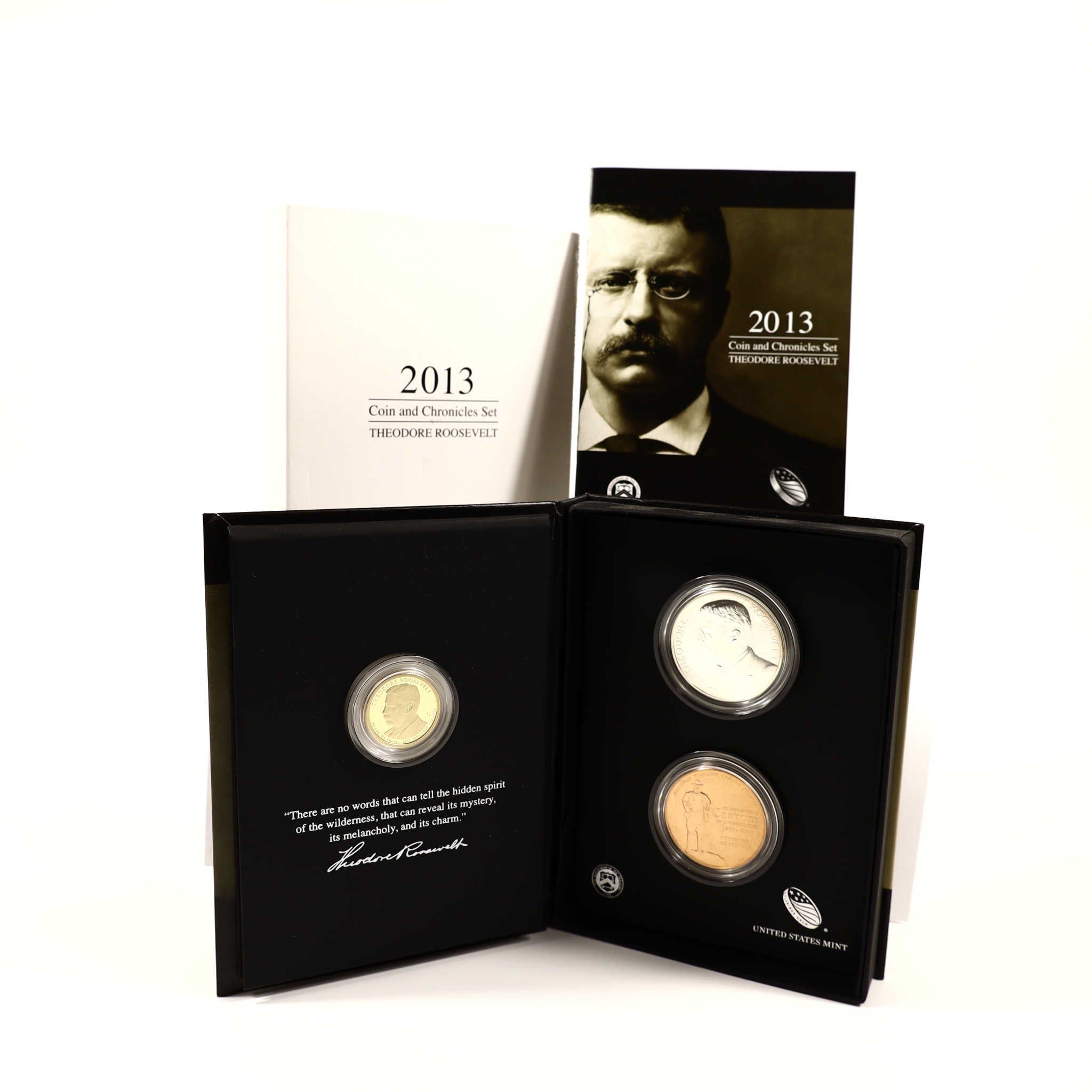 Theodore Roosevelt 2013 3 Piece Set Uncirculated $1 Coin SKU:CPC3919