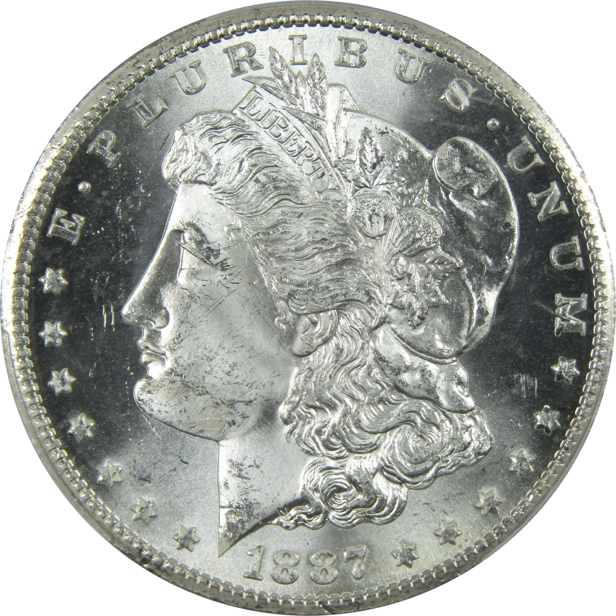 1887 S Morgan Dollar MS 64 PCGS Silver $1 Uncirculated Coin SKU:I14618 - Morgan coin - Morgan silver dollar - Morgan silver dollar for sale - Profile Coins &amp; Collectibles