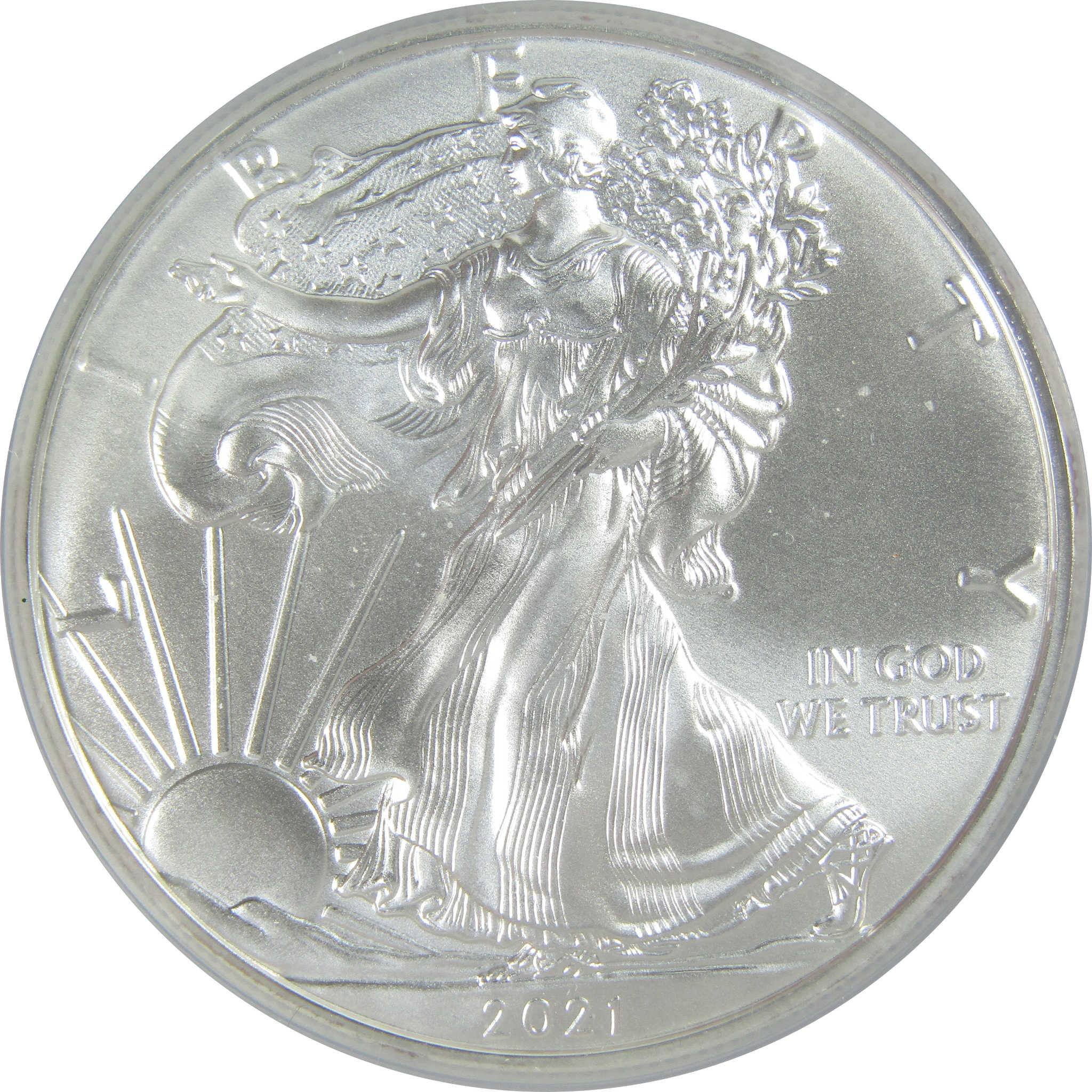 2021 Type 1 American Silver Eagle MS 70 NGC $1 First Day SKU:CPC9493