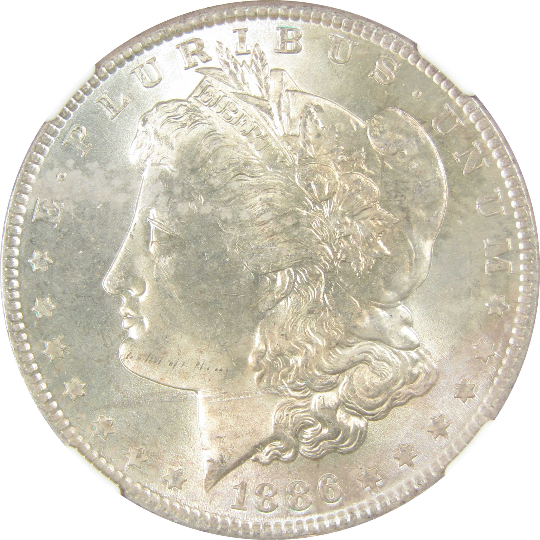 1886 Morgan Silver Dollar MS 65 NGC Uncirculated $1 Coin SKU:I27572