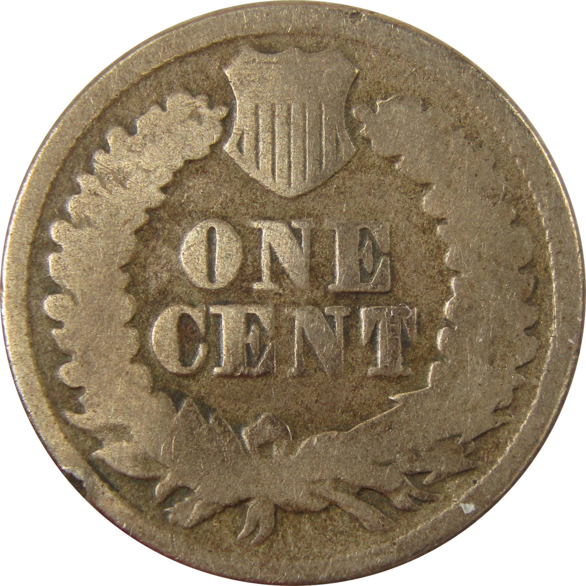 1864 Indian Head Copper-Nickel Cent G Good Details Penny SKU:CP1212