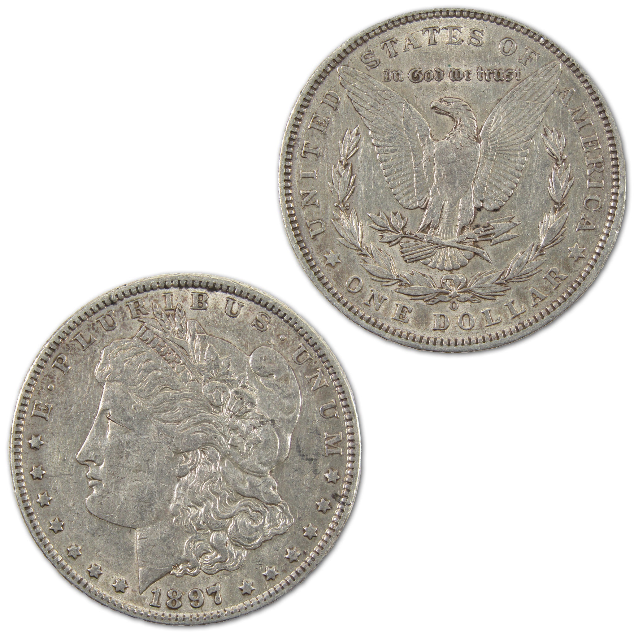 1897 O Morgan Dollar XF EF Extremely Fine Silver $1 Coin SKU:I10762 - Morgan coin - Morgan silver dollar - Morgan silver dollar for sale - Profile Coins &amp; Collectibles
