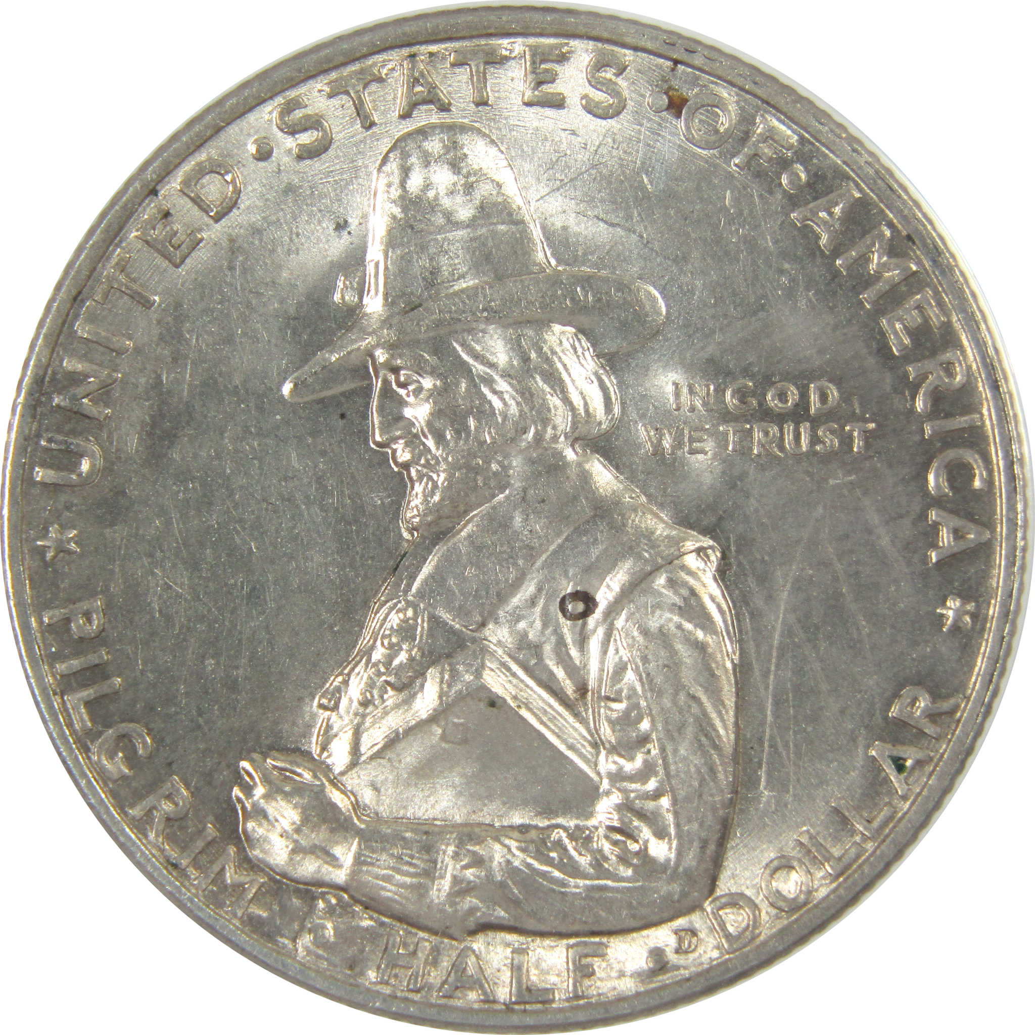 Pilgrim Commemorative Half Dollar 1920 AU 58 ANACS Silver SKU:I16370