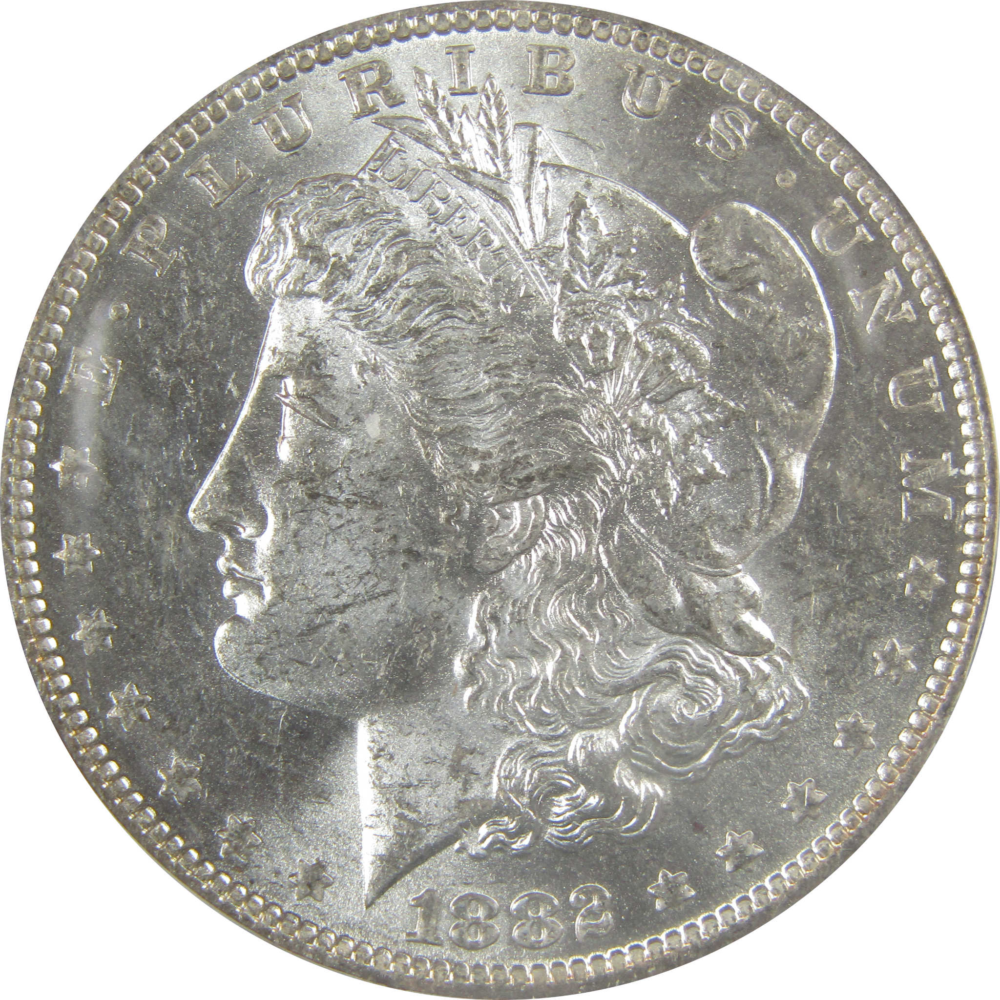 1882 O/S VAM-4 Recessed Top 100 Morgan Dollar MS 61 ANACS SKU:I21935 - Morgan coin - Morgan silver dollar - Morgan silver dollar for sale - Profile Coins &amp; Collectibles