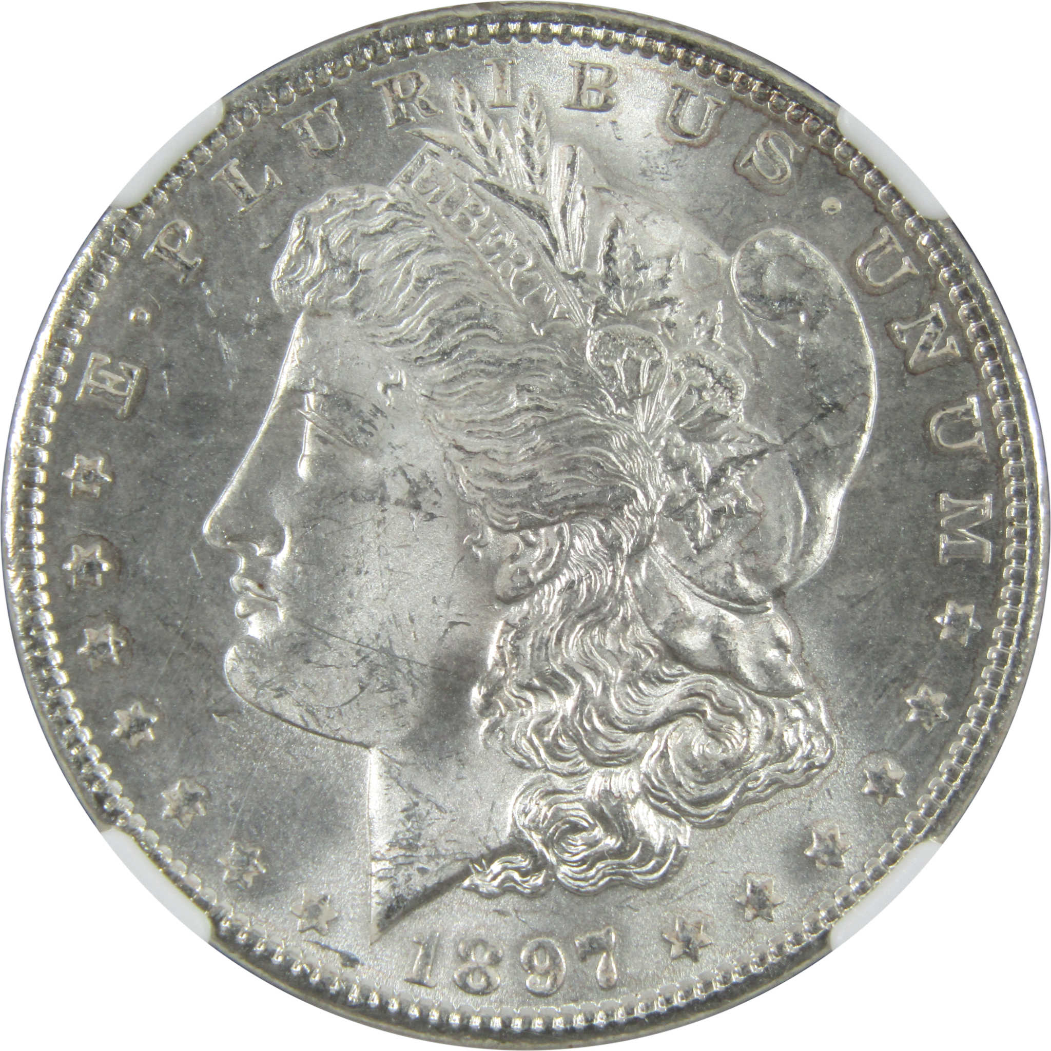 1897 Morgan Dollar MS 63 NGC Silver $1 Uncirculated Coin SKU:I14880 - Morgan coin - Morgan silver dollar - Morgan silver dollar for sale - Profile Coins &amp; Collectibles