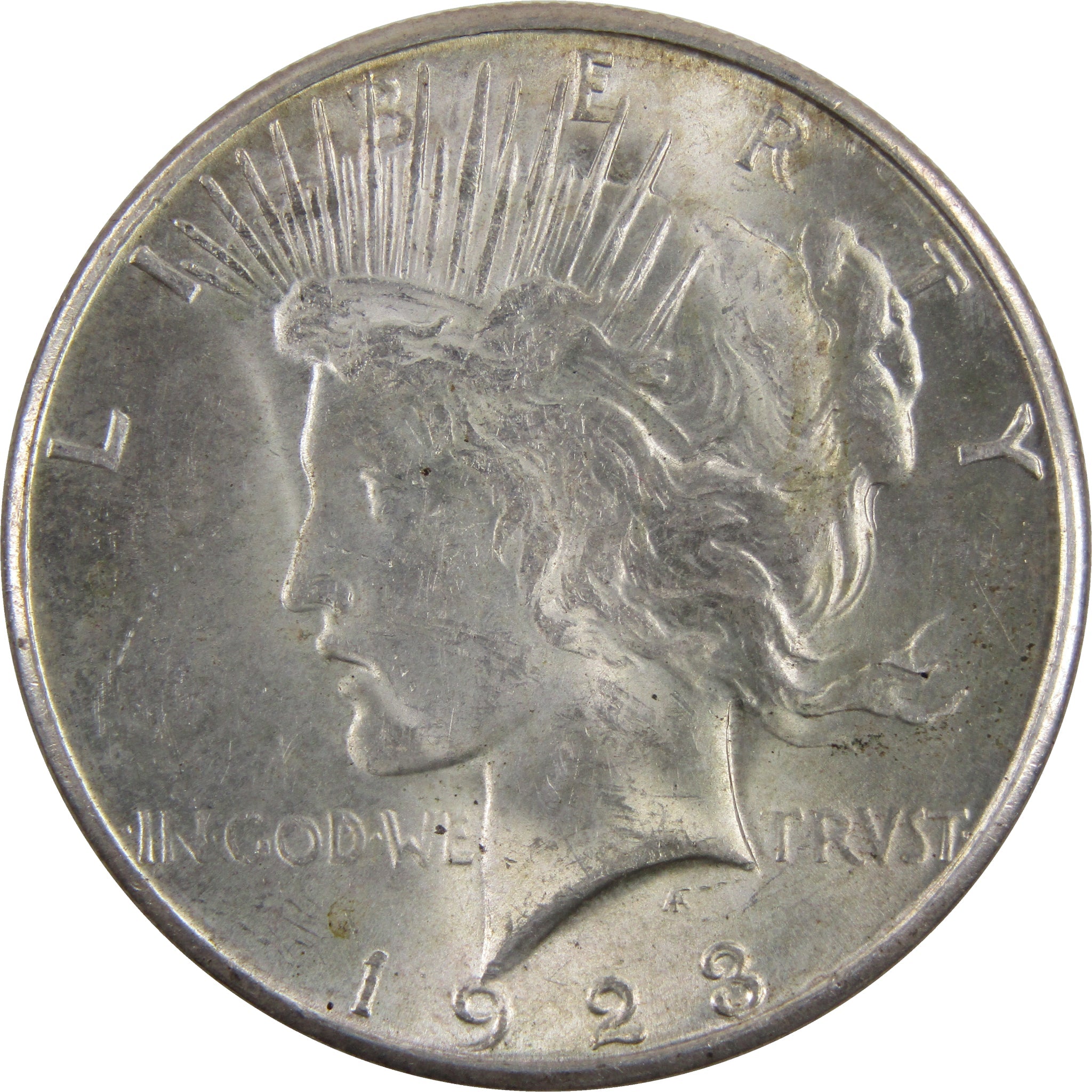 1923 S Peace Dollar Uncirculated Silver $1 Coin SKU:I2440