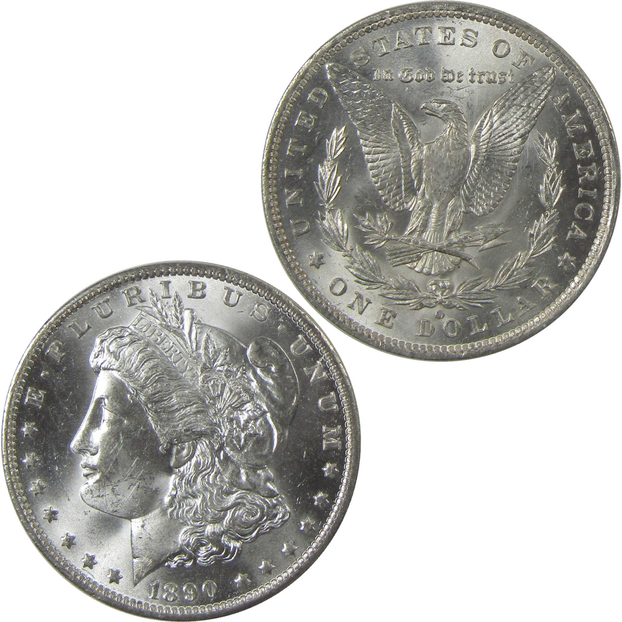 1890 O Morgan Silver Dollar BU Very Choice Uncirculated Mint State - Morgan coin - Morgan silver dollar - Morgan silver dollar for sale - Profile Coins &amp; Collectibles