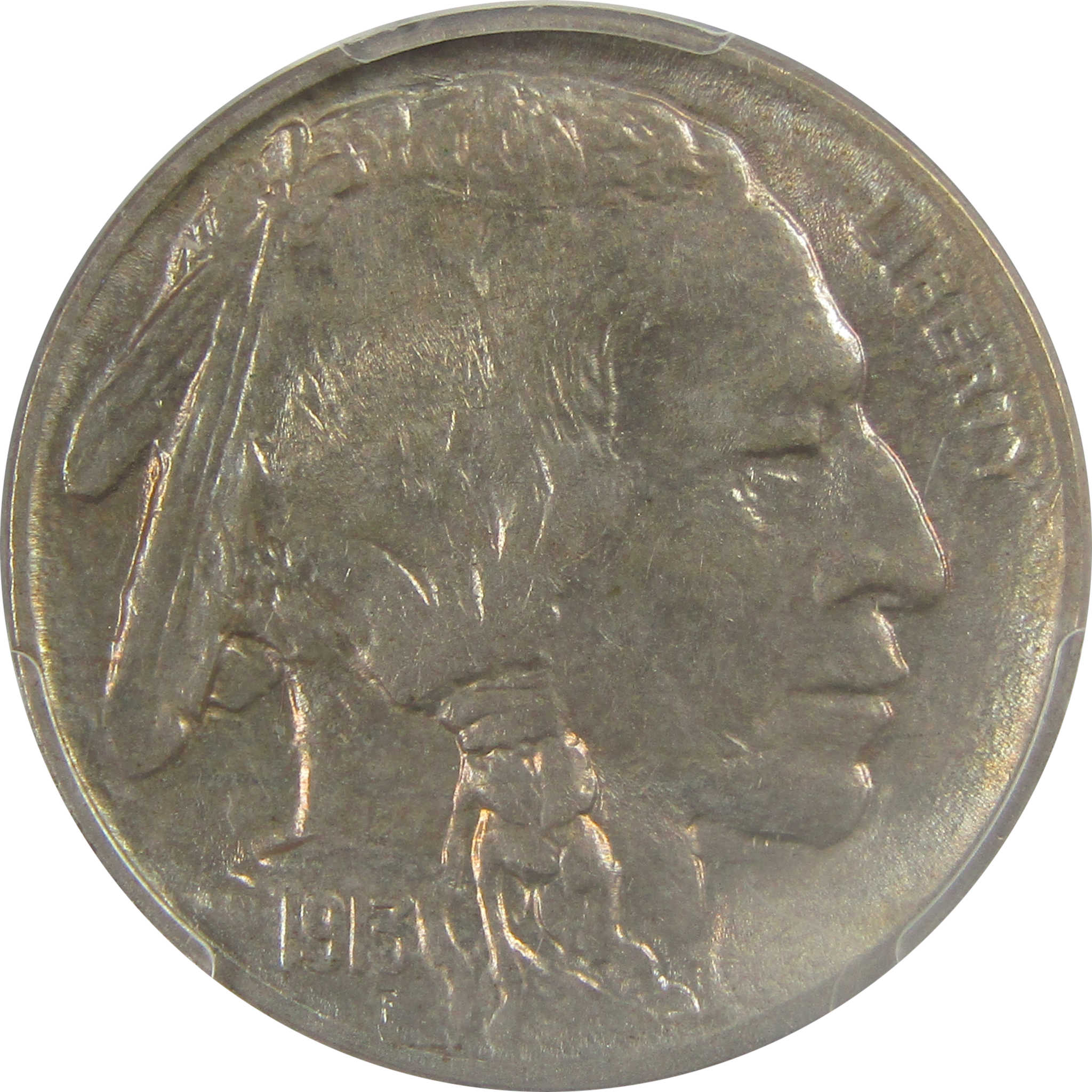 1913 Type 2 Indian Head Buffalo Nickel MS 64 PCGS 5c Coin SKU:I22012