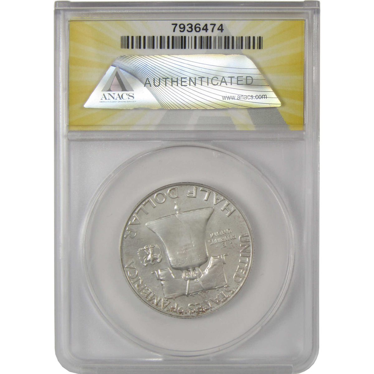 1955 Franklin Silver Half Dollar PF 63 ANACS Proof 50c Coin SKU:I28774
