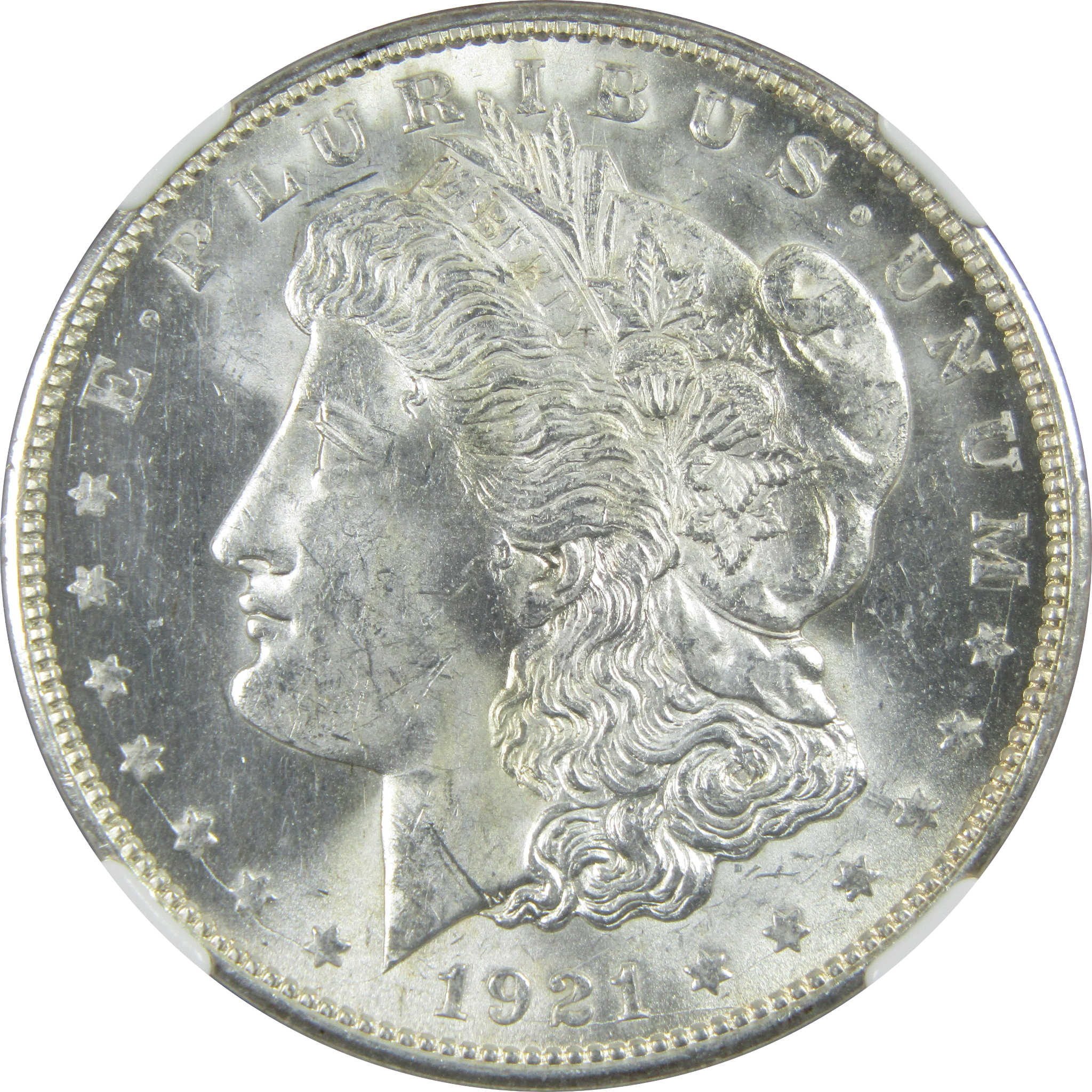 1921 D Morgan Dollar MS 63 NGC Silver $1 Uncirculated Coin SKU:CPC7907 - Morgan coin - Morgan silver dollar - Morgan silver dollar for sale - Profile Coins &amp; Collectibles