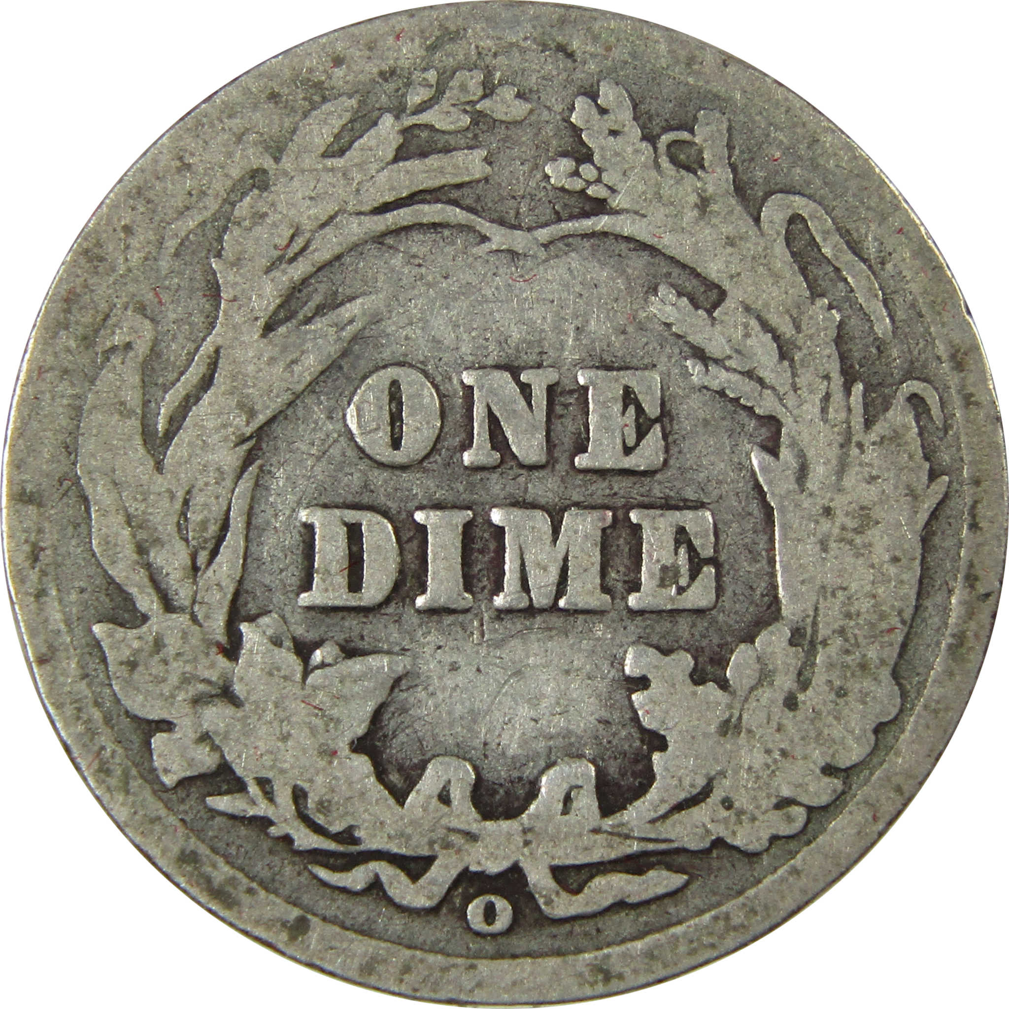 1905 O Micro O Barber Silver Dime G Good 10c Coin SKU:I26634