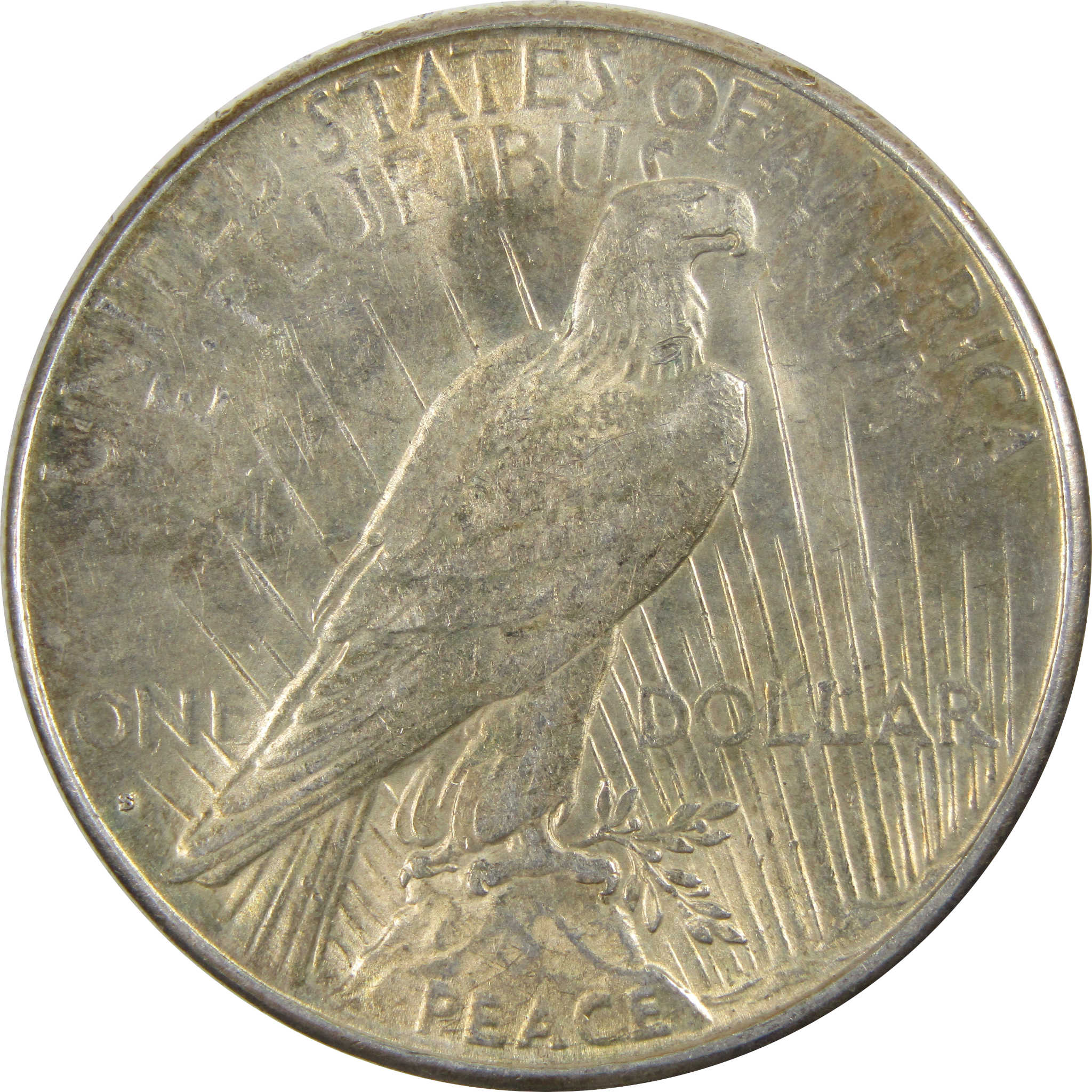 1928 S Peace Dollar Borderline Uncirculated 90% Silver $ SKU:I7853