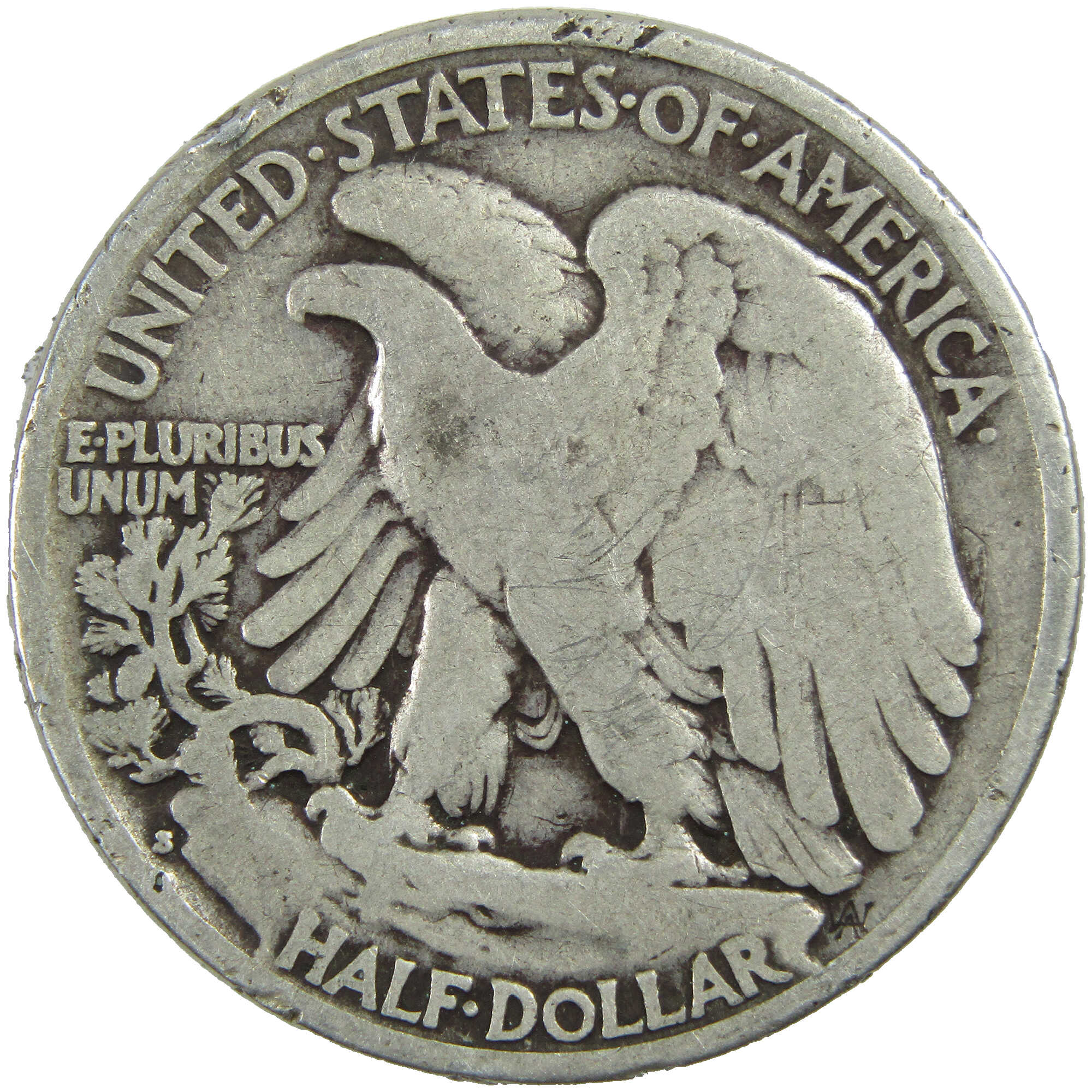 1934 S Liberty Walking Half Dollar AG About Good Silver SKU:I12896