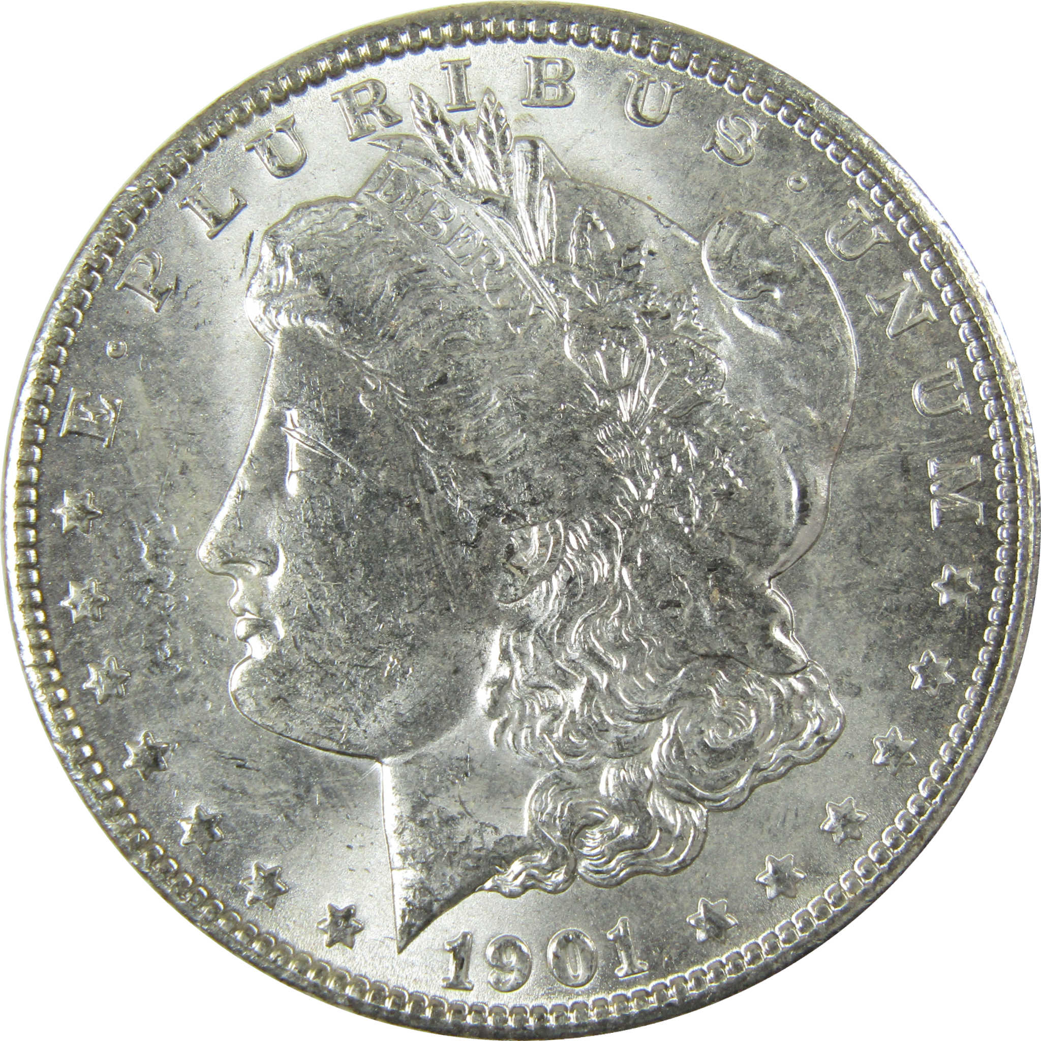1901 O Morgan Silver Dollar Uncirculated Mint State $1 Coin SKU:I27759
