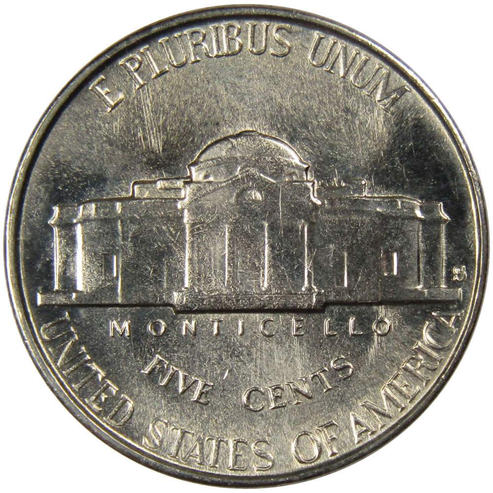 1951 S Jefferson Nickel Uncirculated Mint State 5c Coin Collectible