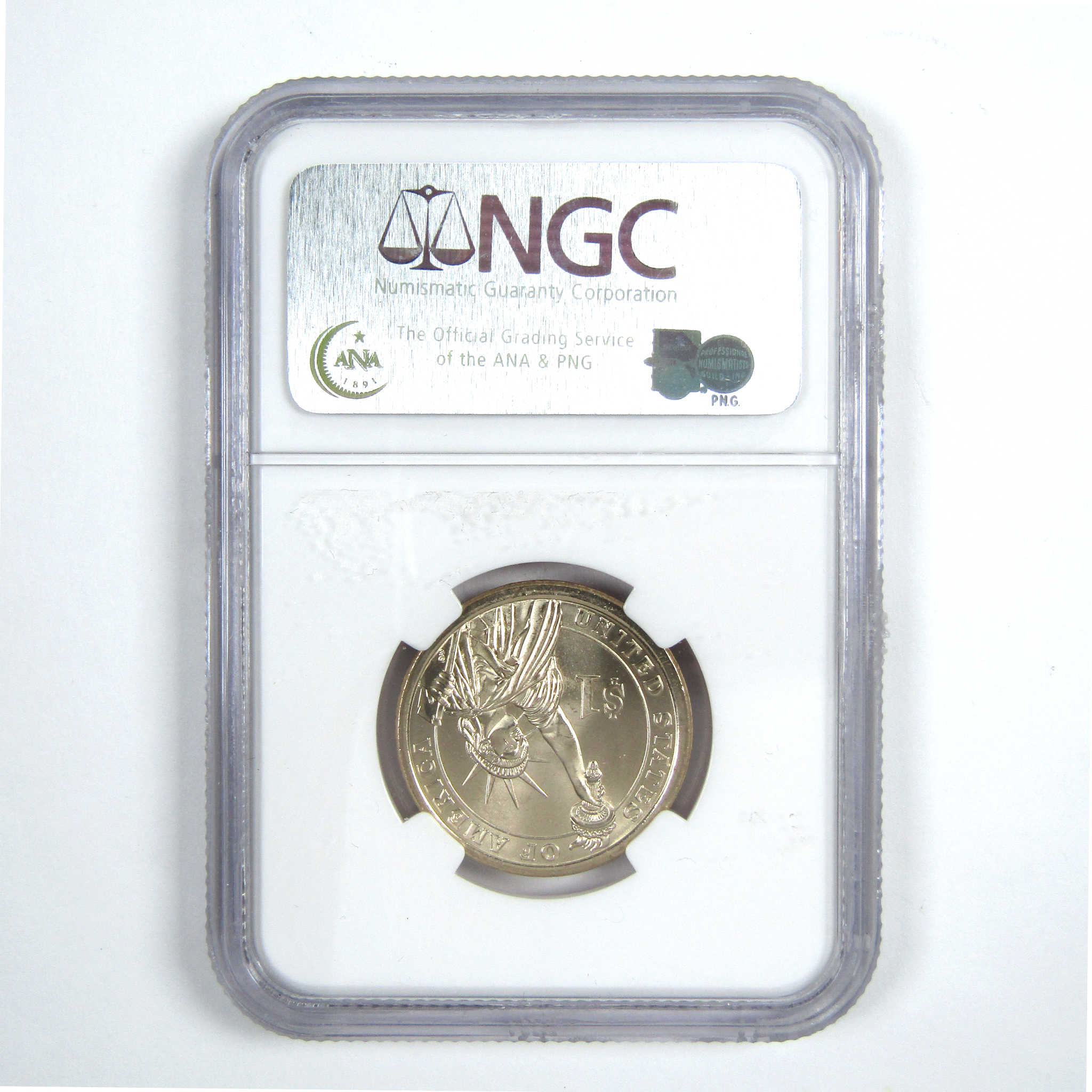 2007 George Washington $1 MS 65 NGC Missing Edge Lettering SKU:CPC7665