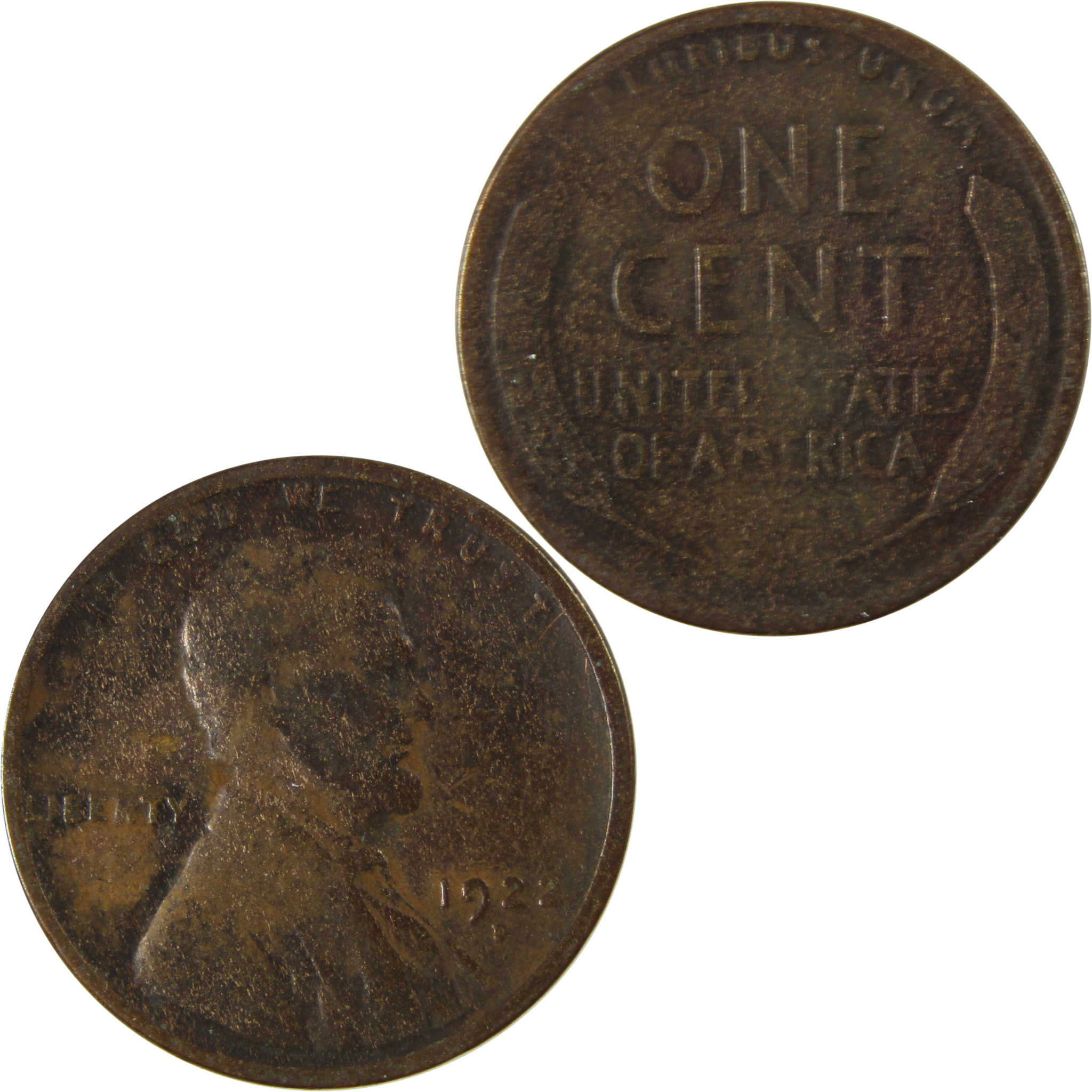 1922 D Lincoln Wheat Cent VG Very Good Details Penny SKU:I26464