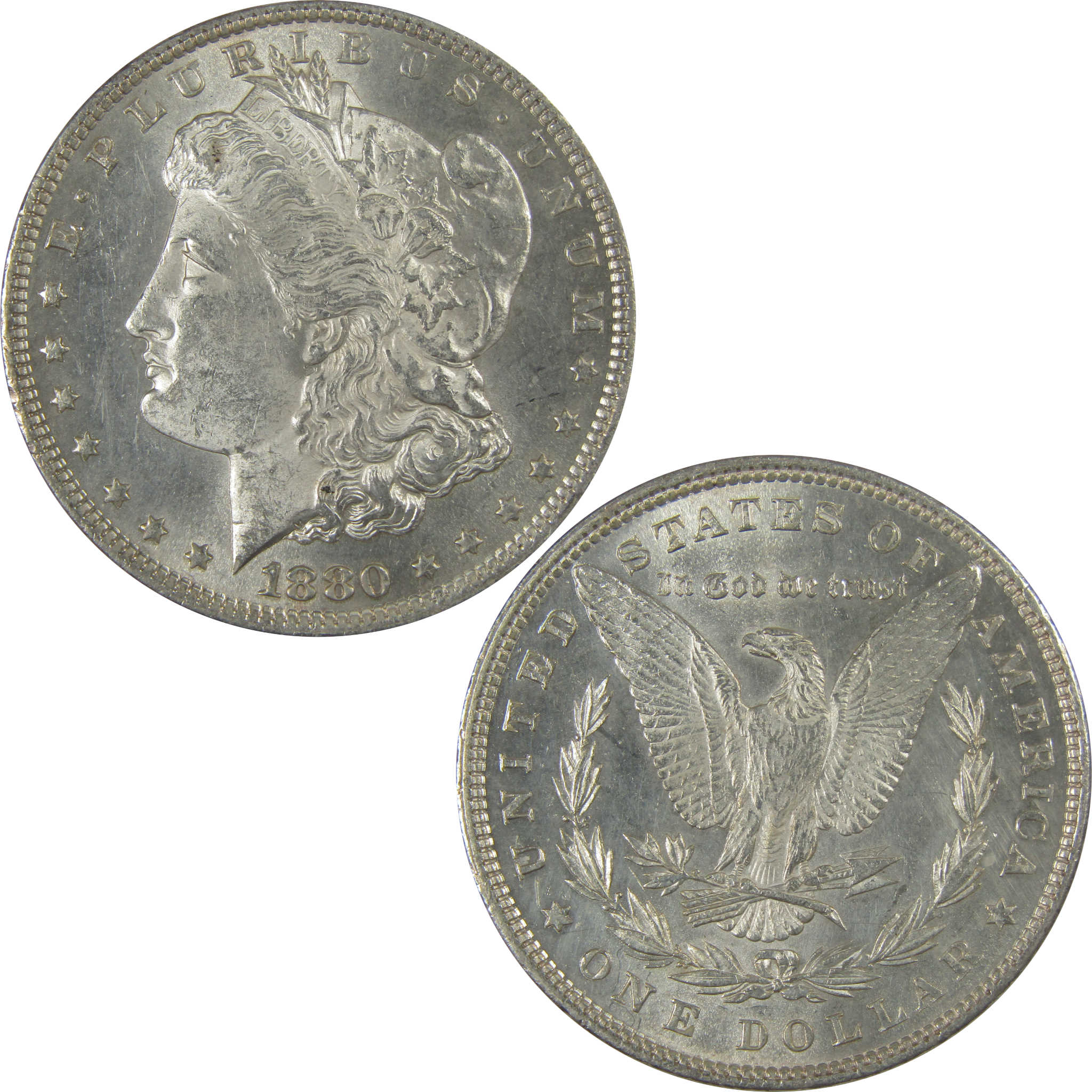 1880 Morgan Dollar Uncirculated Silver $1 Coin SKU:CPC1106 - Morgan coin - Morgan silver dollar - Morgan silver dollar for sale - Profile Coins &amp; Collectibles