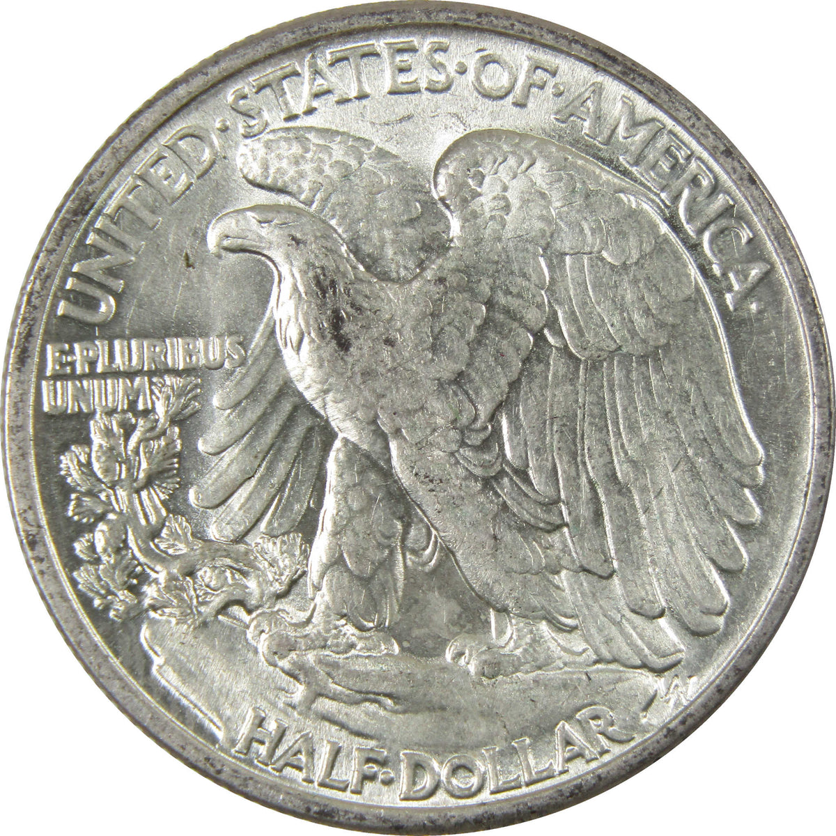 1943 Liberty Walking Silver 50c Borderline Uncirculated SKU:I28650