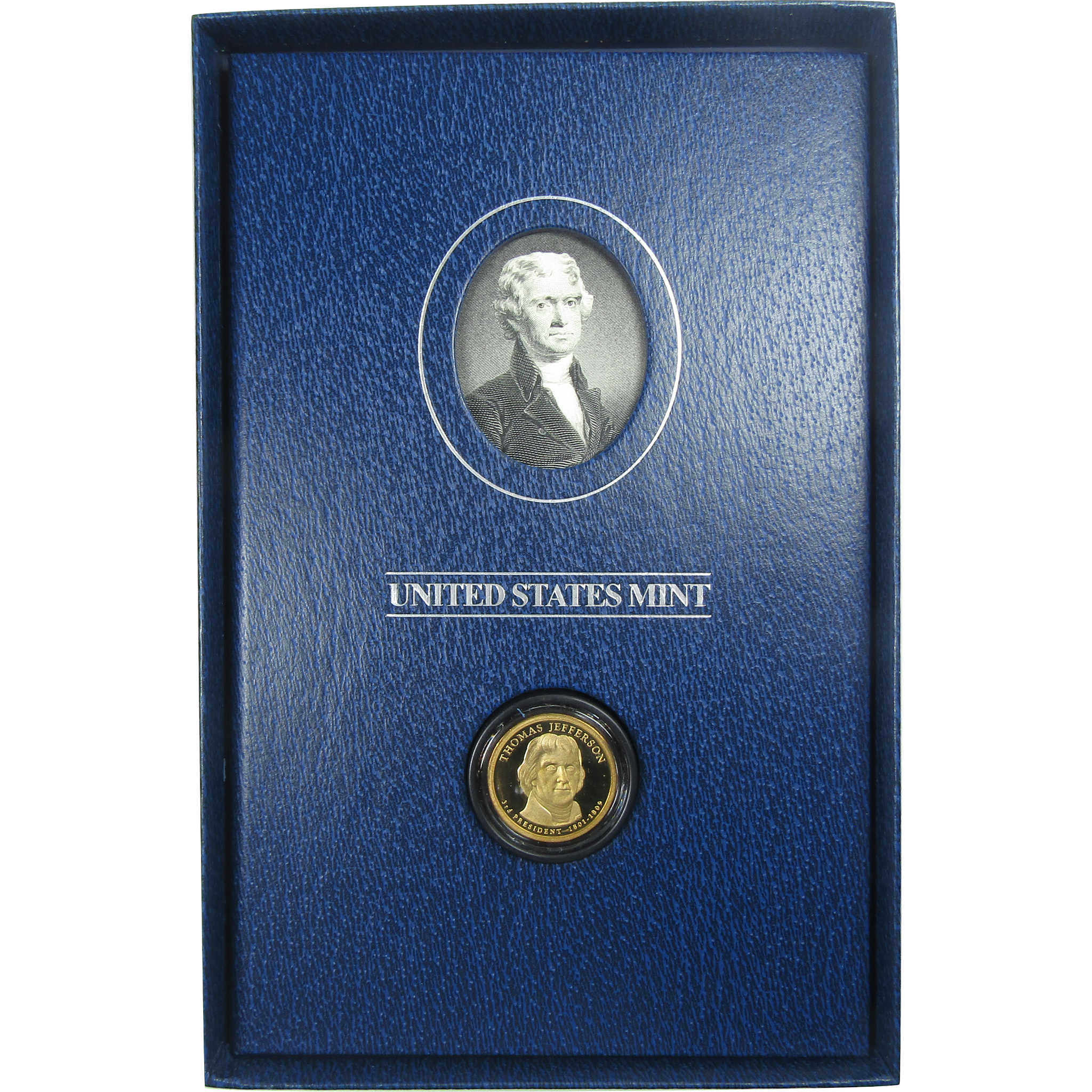 2007 S Thomas Jefferson Presidential Dollar Signature Set SKU:CPC9049