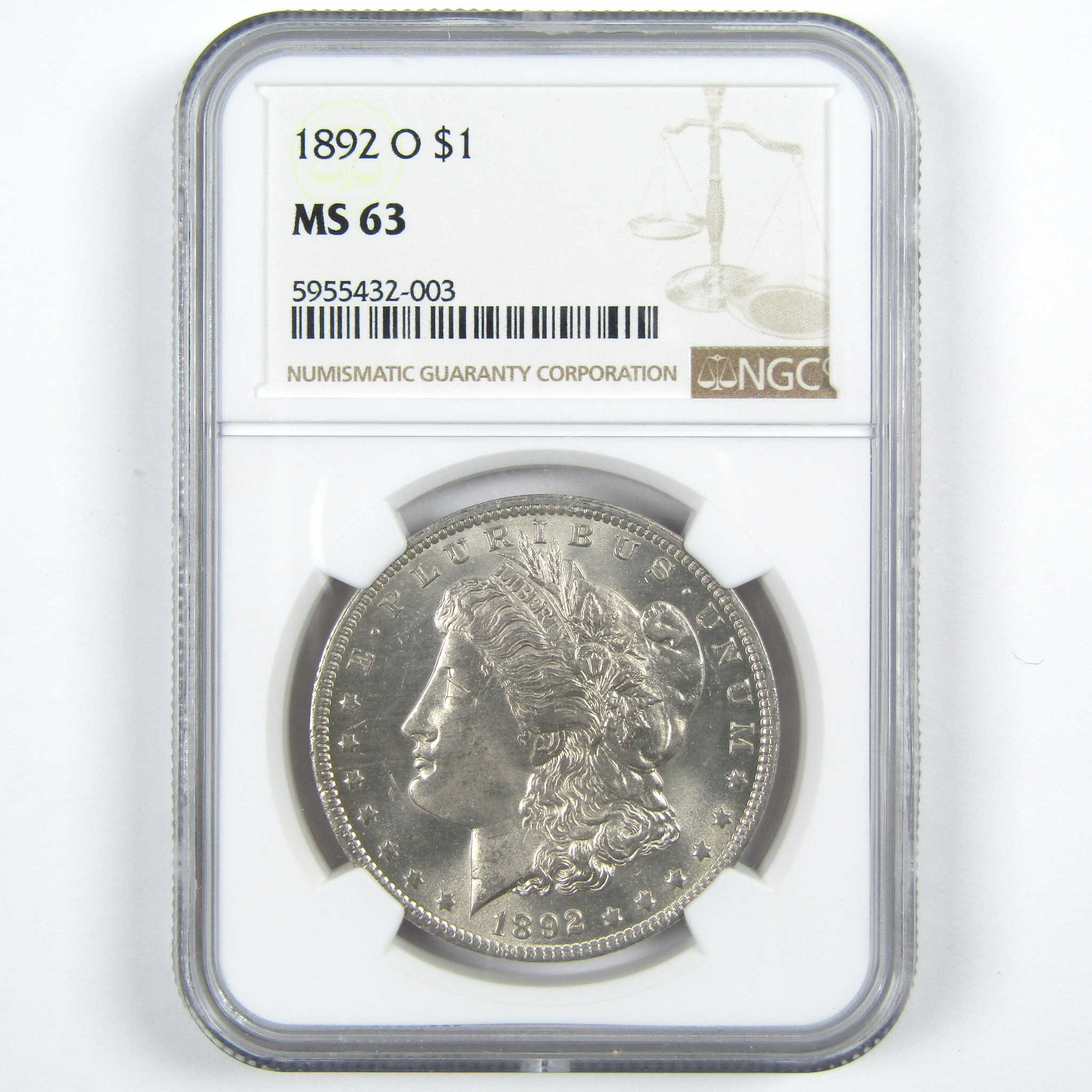 1892 O Morgan Dollar MS 63 NGC Silver $1 Uncirculated Coin SKU:I14610 - Morgan coin - Morgan silver dollar - Morgan silver dollar for sale - Profile Coins &amp; Collectibles