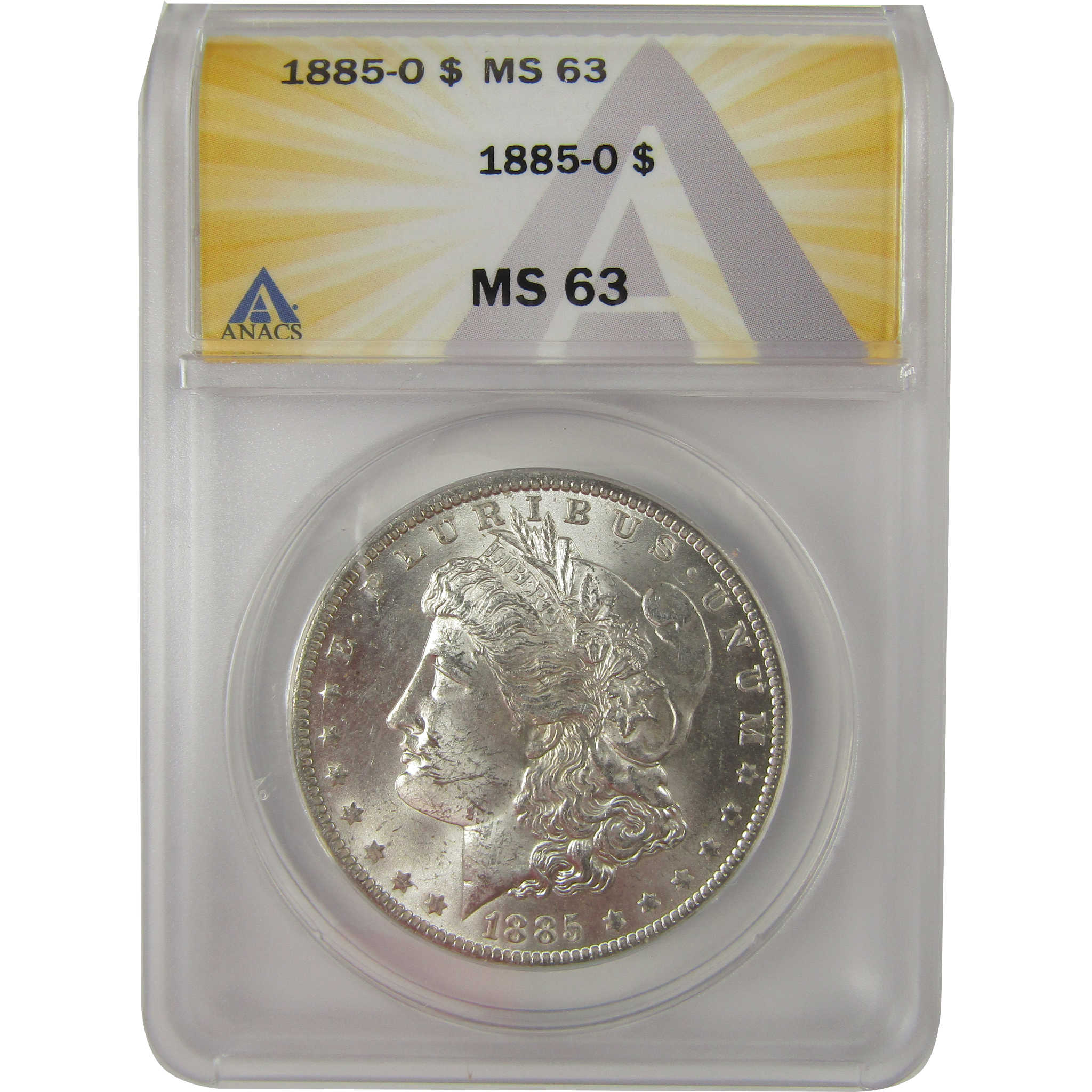 1885 O Morgan Dollar MS 63 ANACS Silver Uncirculated SKU:I20202 - Morgan coin - Morgan silver dollar - Morgan silver dollar for sale - Profile Coins &amp; Collectibles