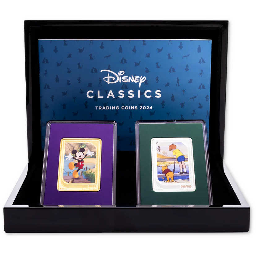 Disney Classics Trading Coins 2024 Sealed 2 Coin Mystery Box SKU:OPC165