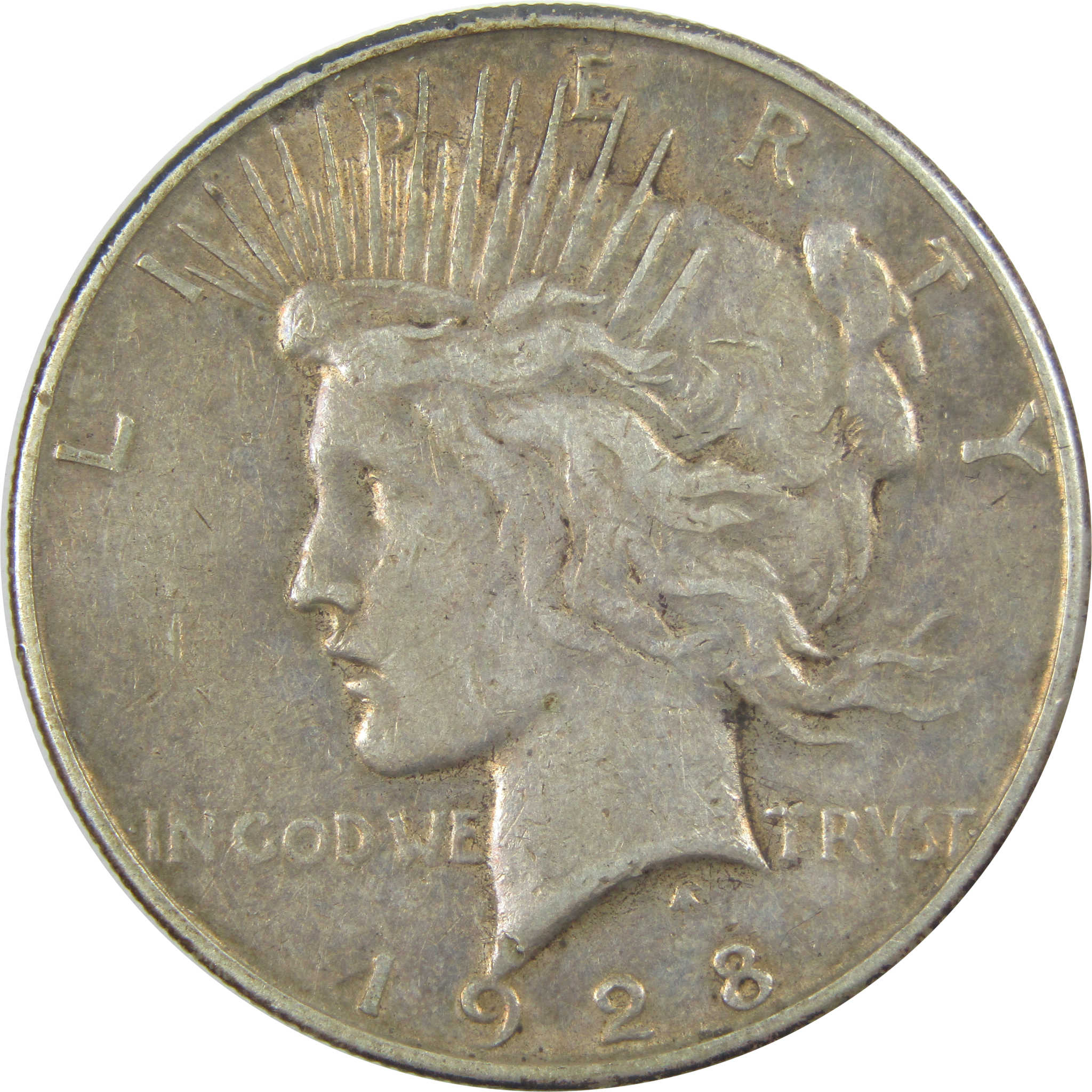 1928 S Peace Dollar XF EF Extremely Fine Silver $1 Coin SKU:I15464