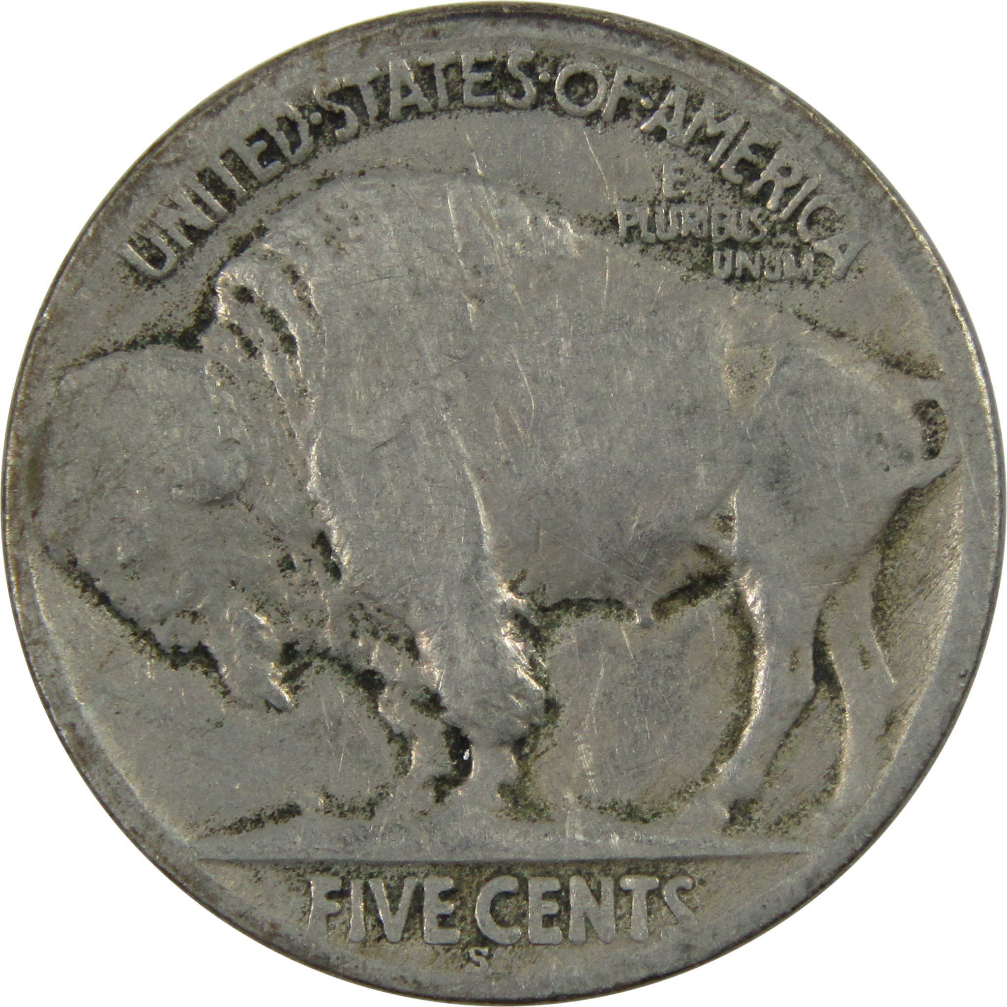 1923 S Indian Head Buffalo Nickel AG About Good 5c Coin SKU:I12464