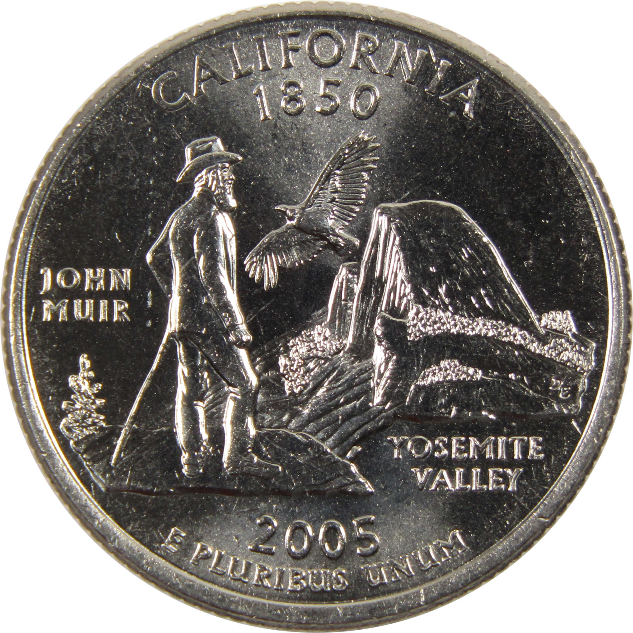 2005 D California State Quarter BU Uncirculated Clad 25c Coin