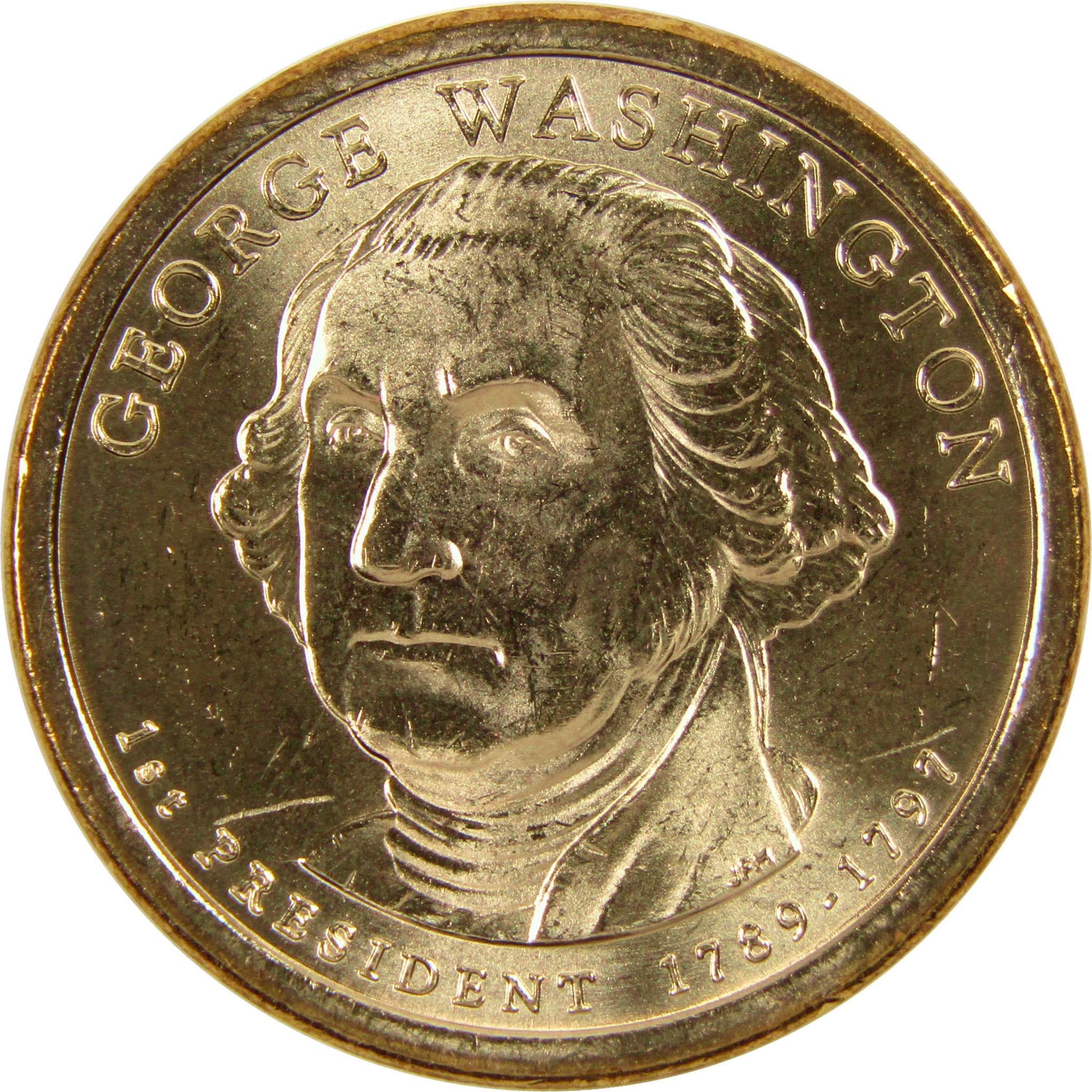 2007 P George Washington Presidential Dollar BU Uncirculated $1 Coin