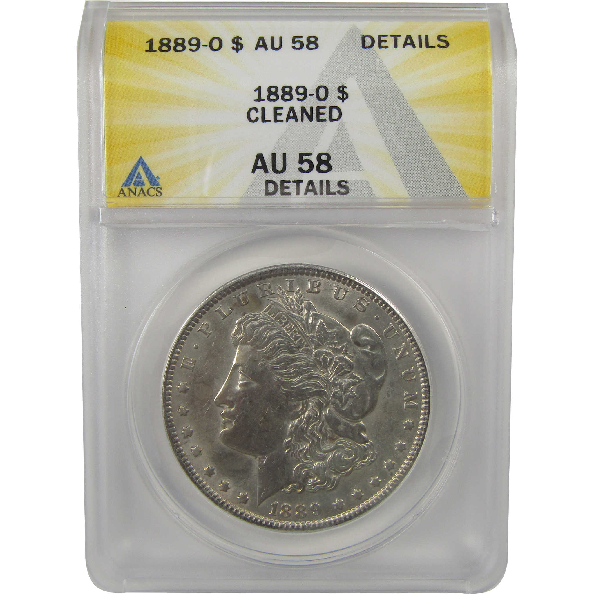 1889 O Morgan Dollar AU 58 Details ANACS Silver $1 Coin SKU:I22352 - Morgan coin - Morgan silver dollar - Morgan silver dollar for sale - Profile Coins &amp; Collectibles